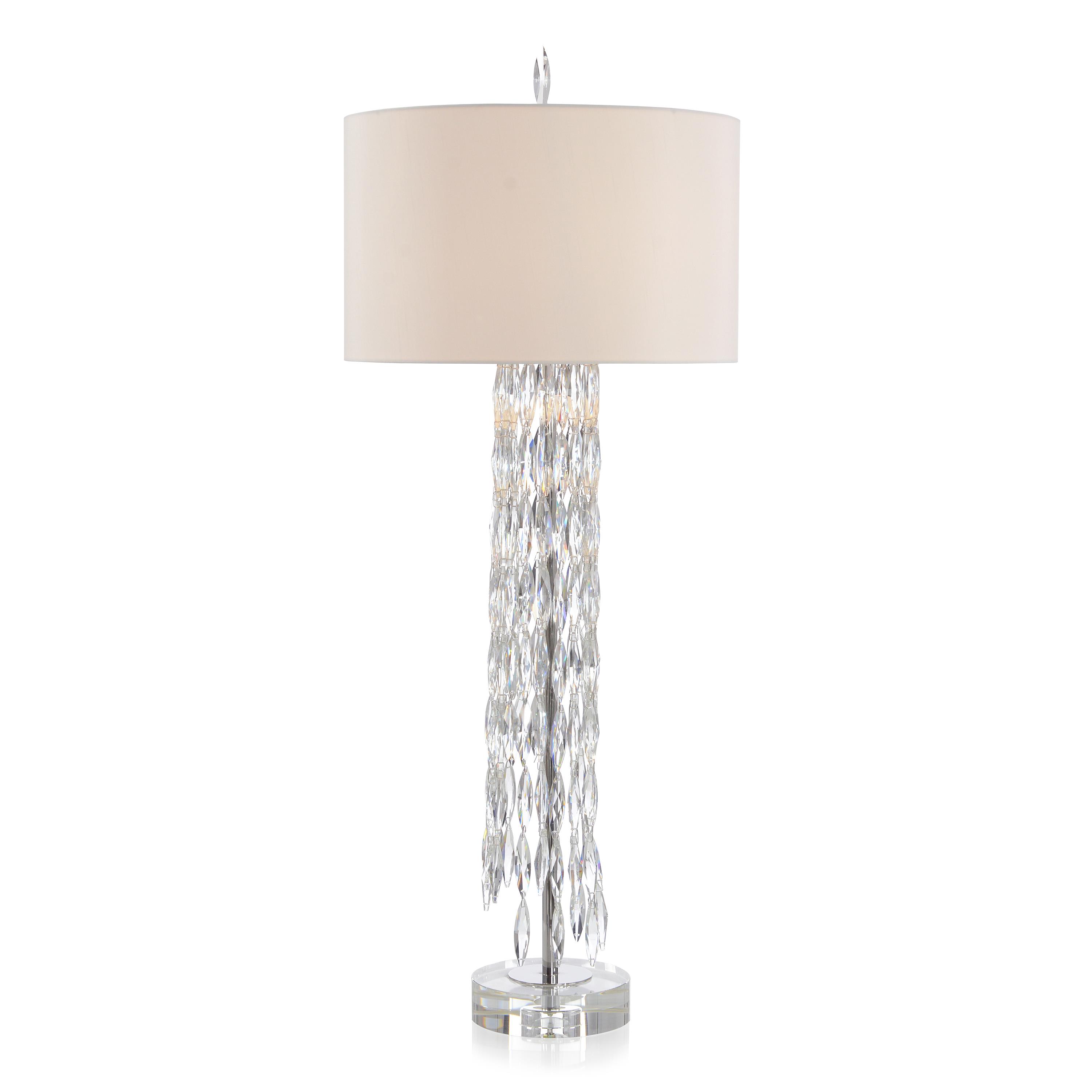 04-45"H MARQUISE CRYSTAL BUFFET LAMP