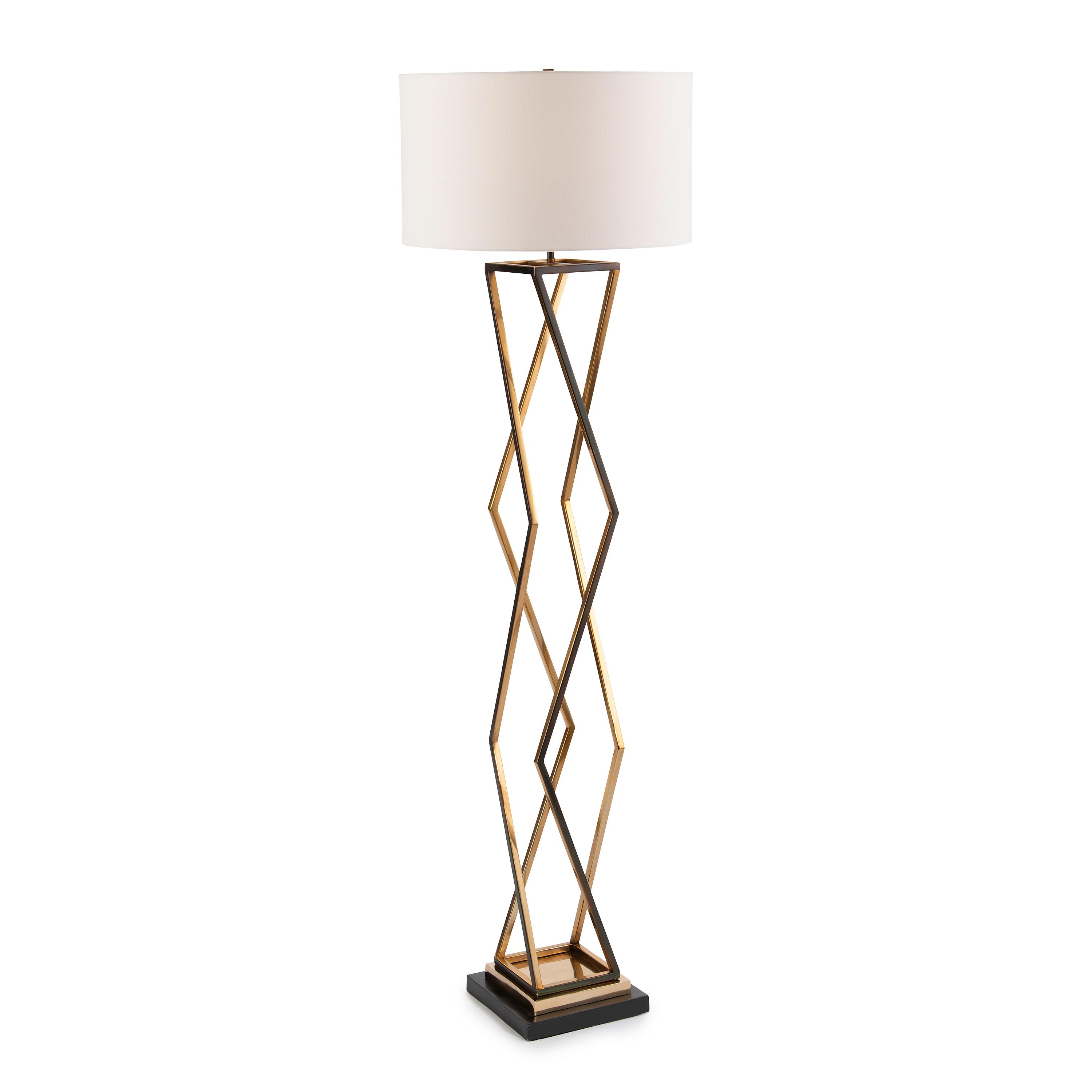 HS69"H BOXED FLOOR LAMP