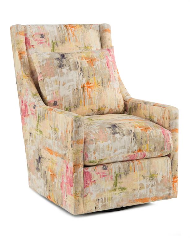 high back swivel glider