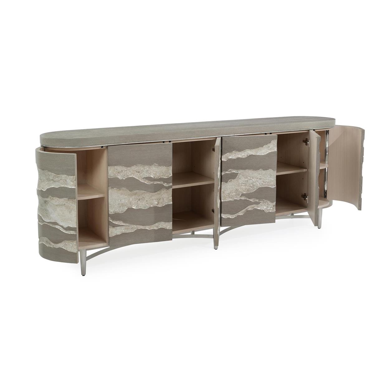 HD-34.5Hx94Wx18D ALPINE CREDENZA