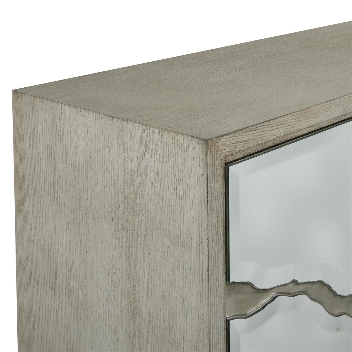 01-34.5Hx90Wx18.25D RAVINE SLVR CREDENZA