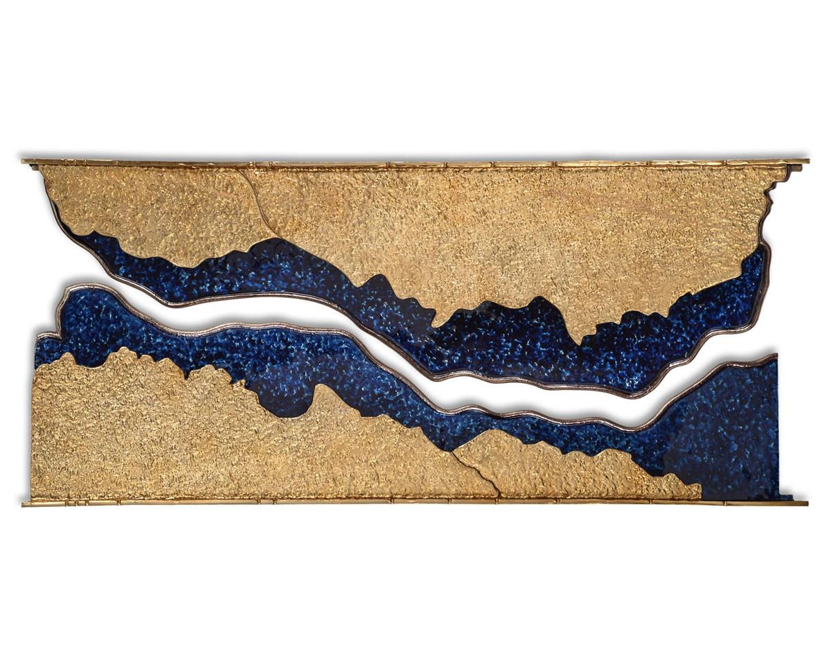 HSAND & SEA WALL SCULPTURE (SET OF 2)