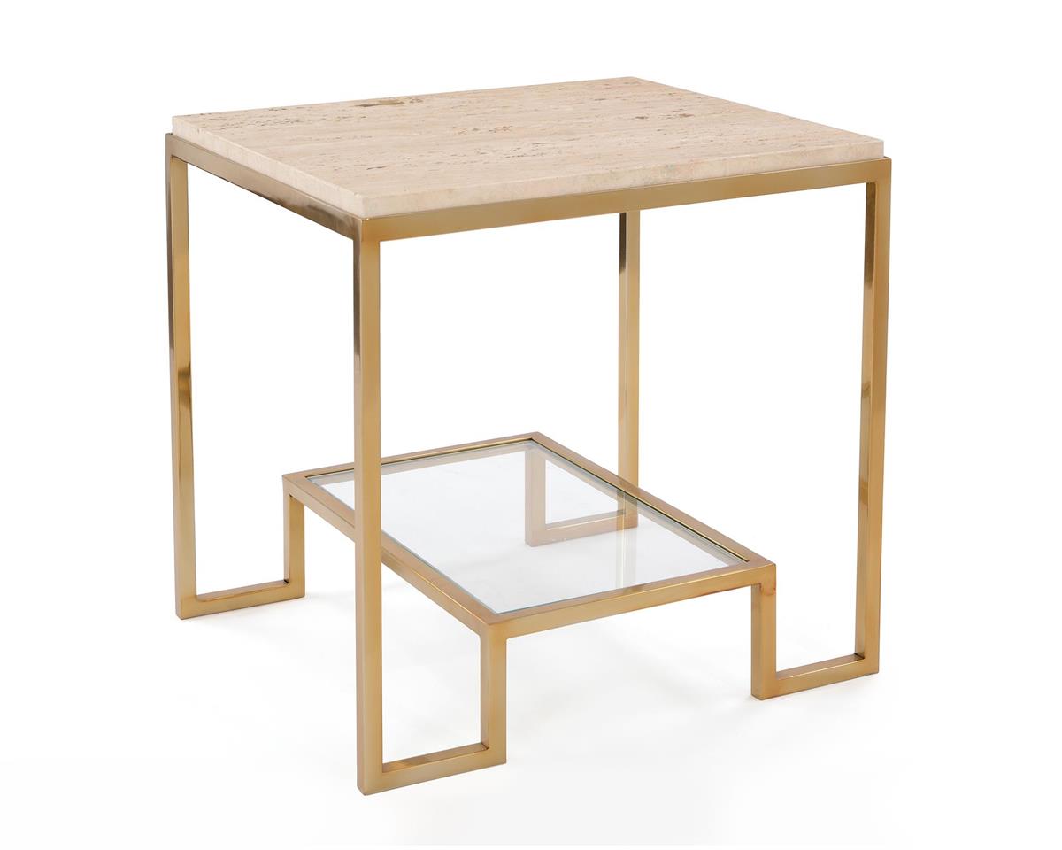 0424X20X24 MARBLE END TABLE