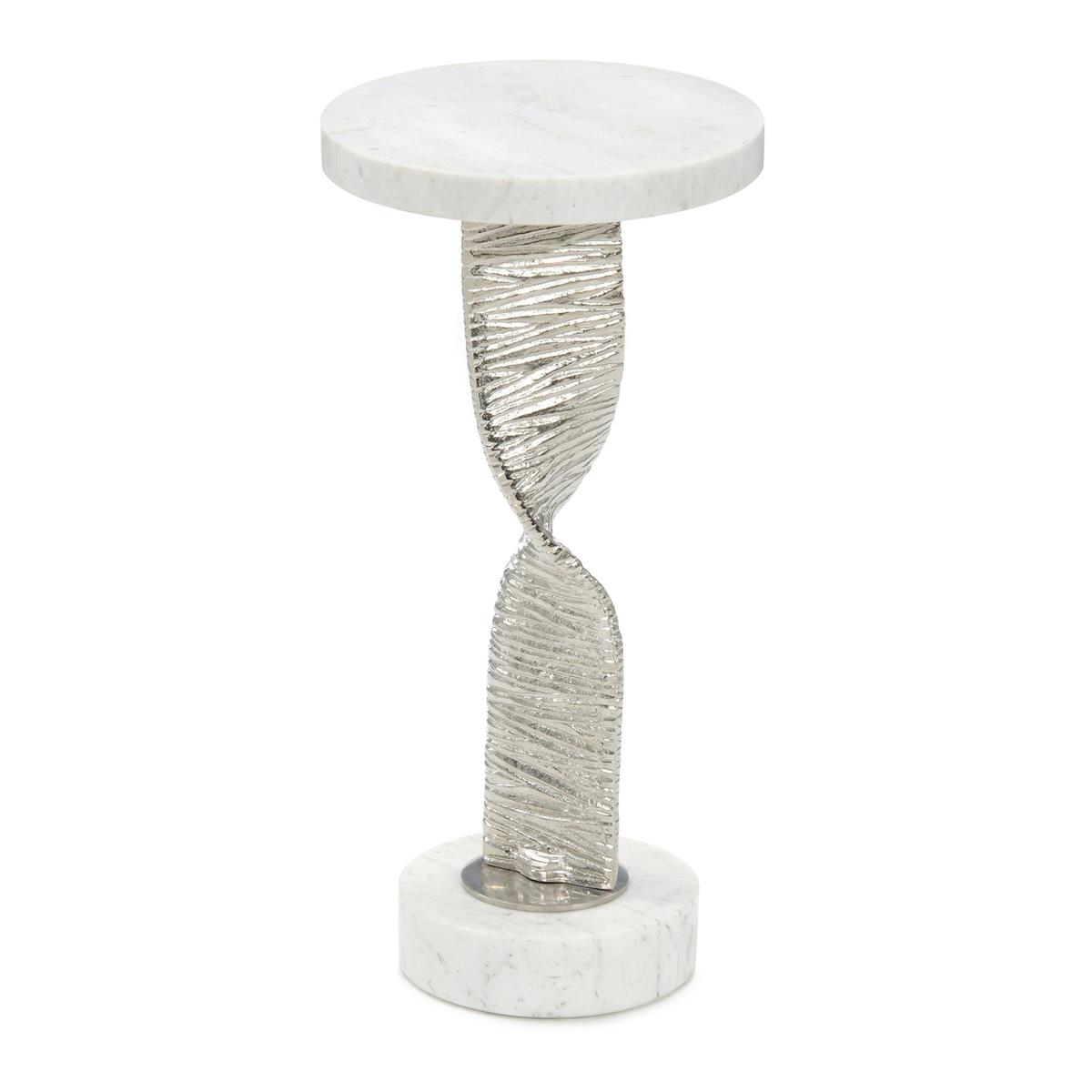 0410"H X 21"W X 1"D STRIATED MARTINI TABLE