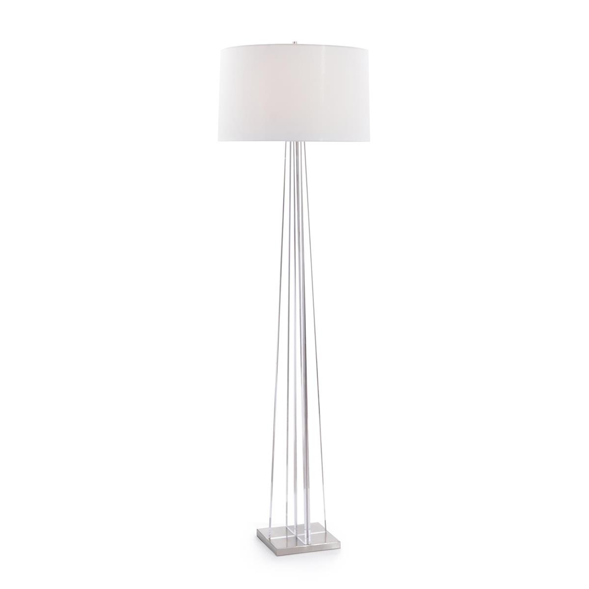 03HS74"H FLOOR LAMP IN ACRYLIC GEOMETR