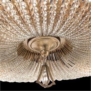 HD-12Hx25D BEADED CRYSTAL 6-LT SEMIFLUSH