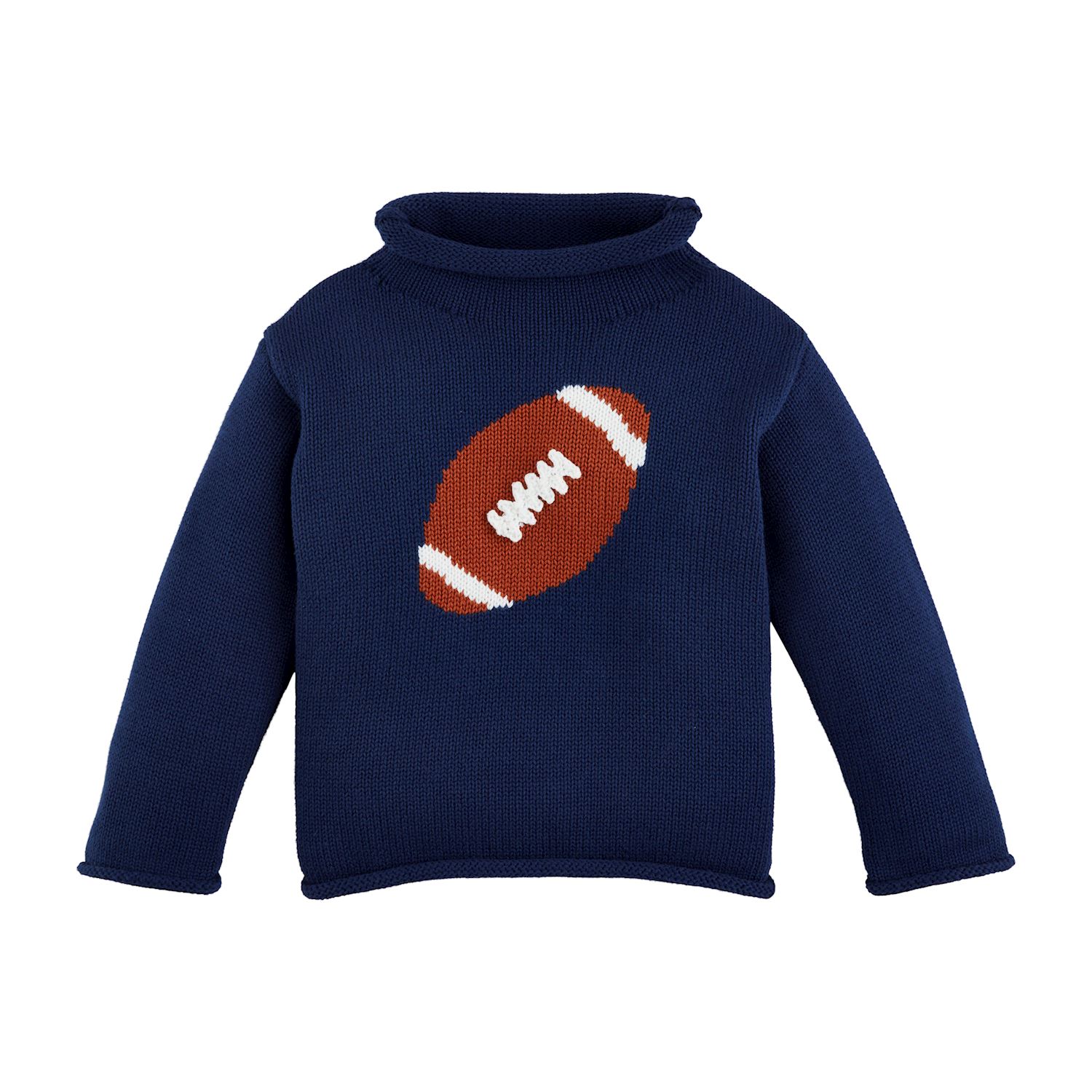 10140008-M | Football Rollneck Sweater