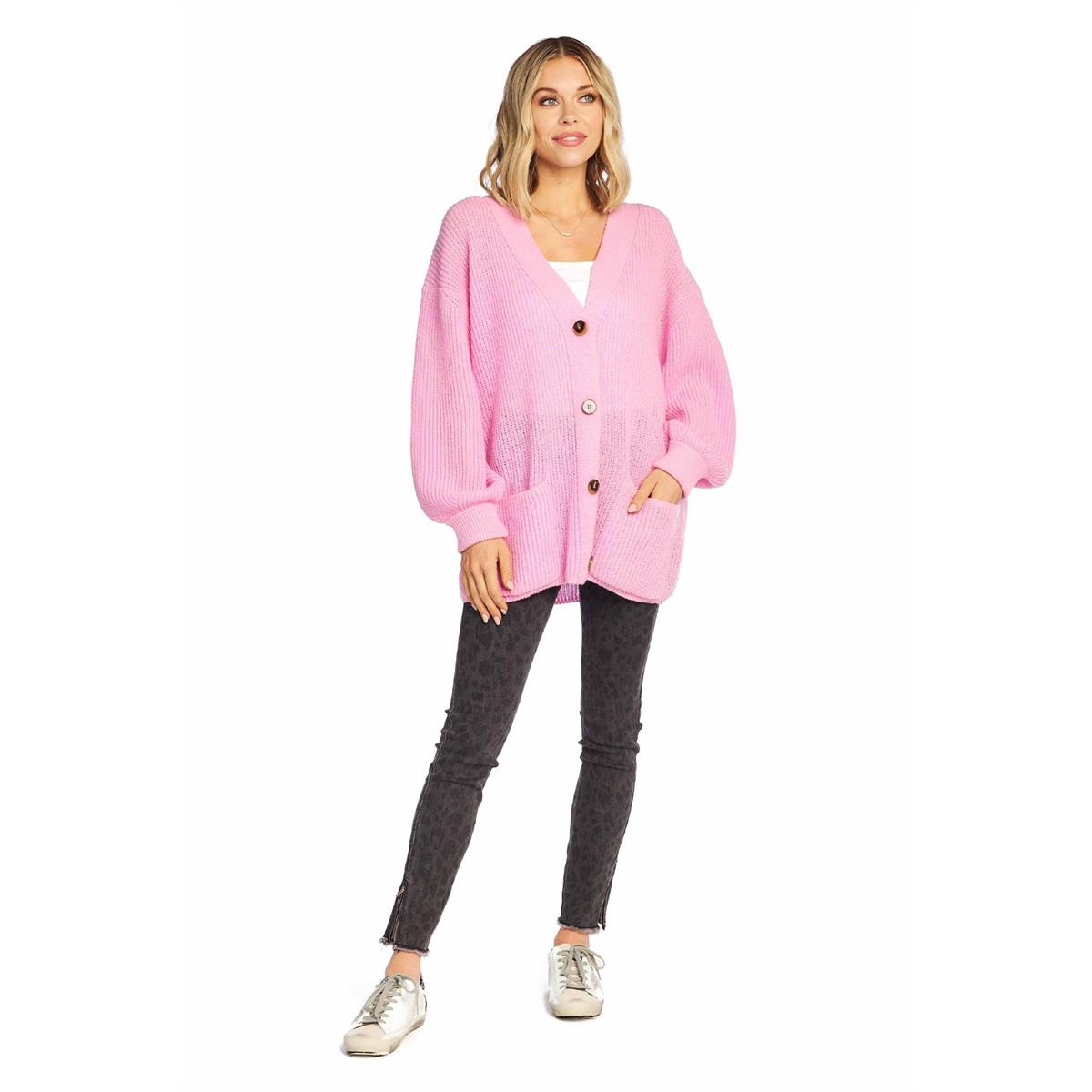80360025PK | Pink Shelton Cardigan