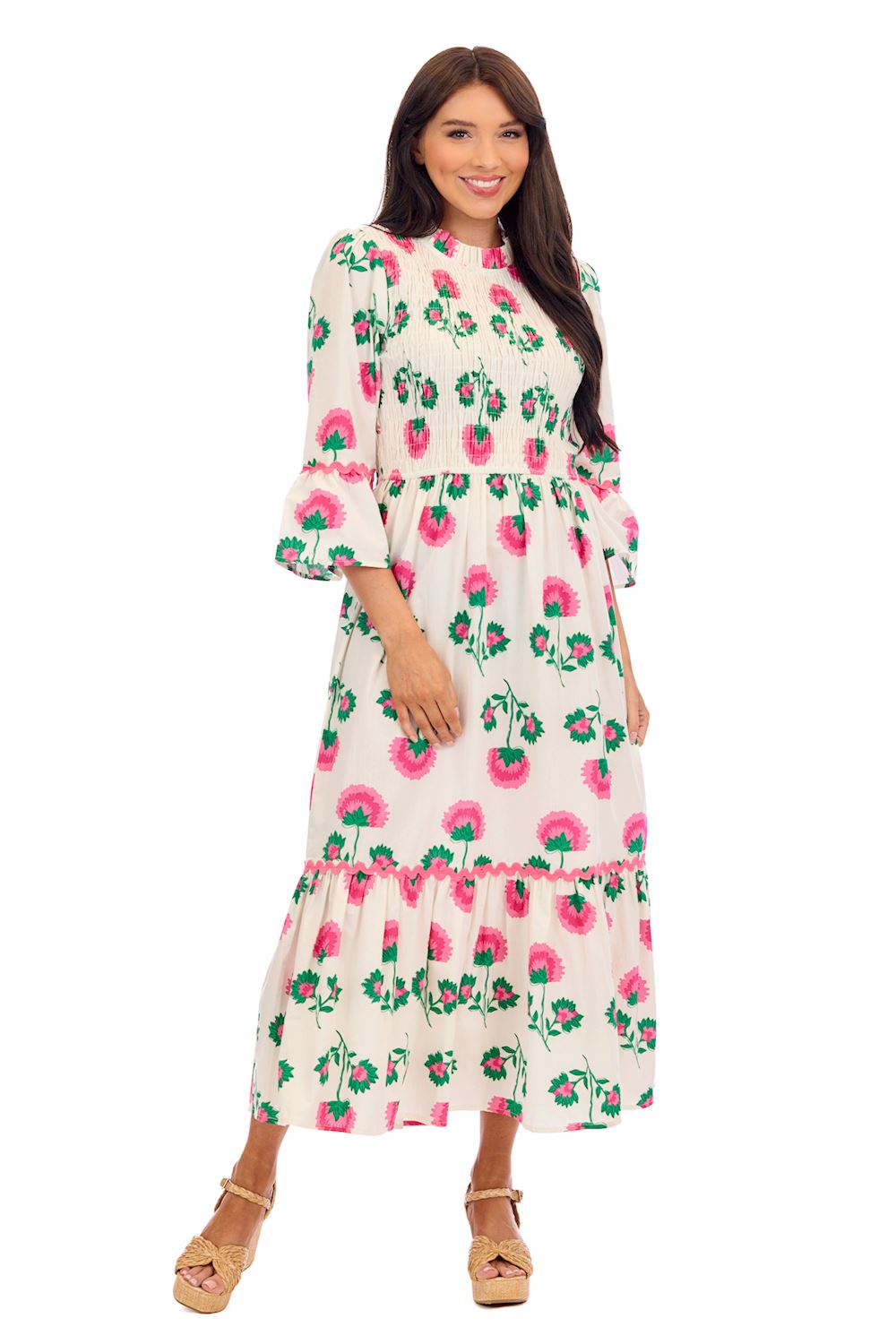 knee length dresses for ladies Mud Pie Adora maxi dress main image 1