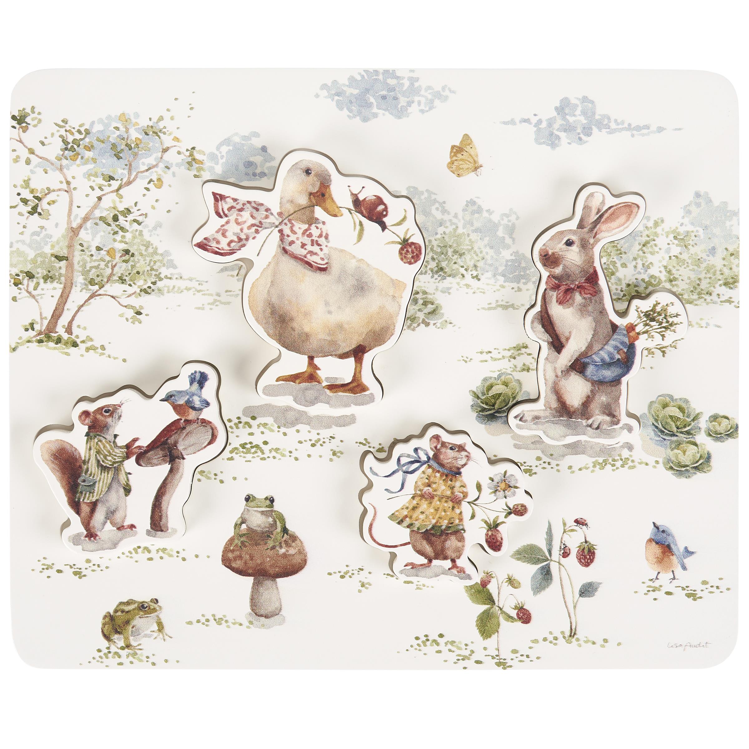 Primitives By Kathy Wholesale Garden Friends Chunky Puzzle OneCoast