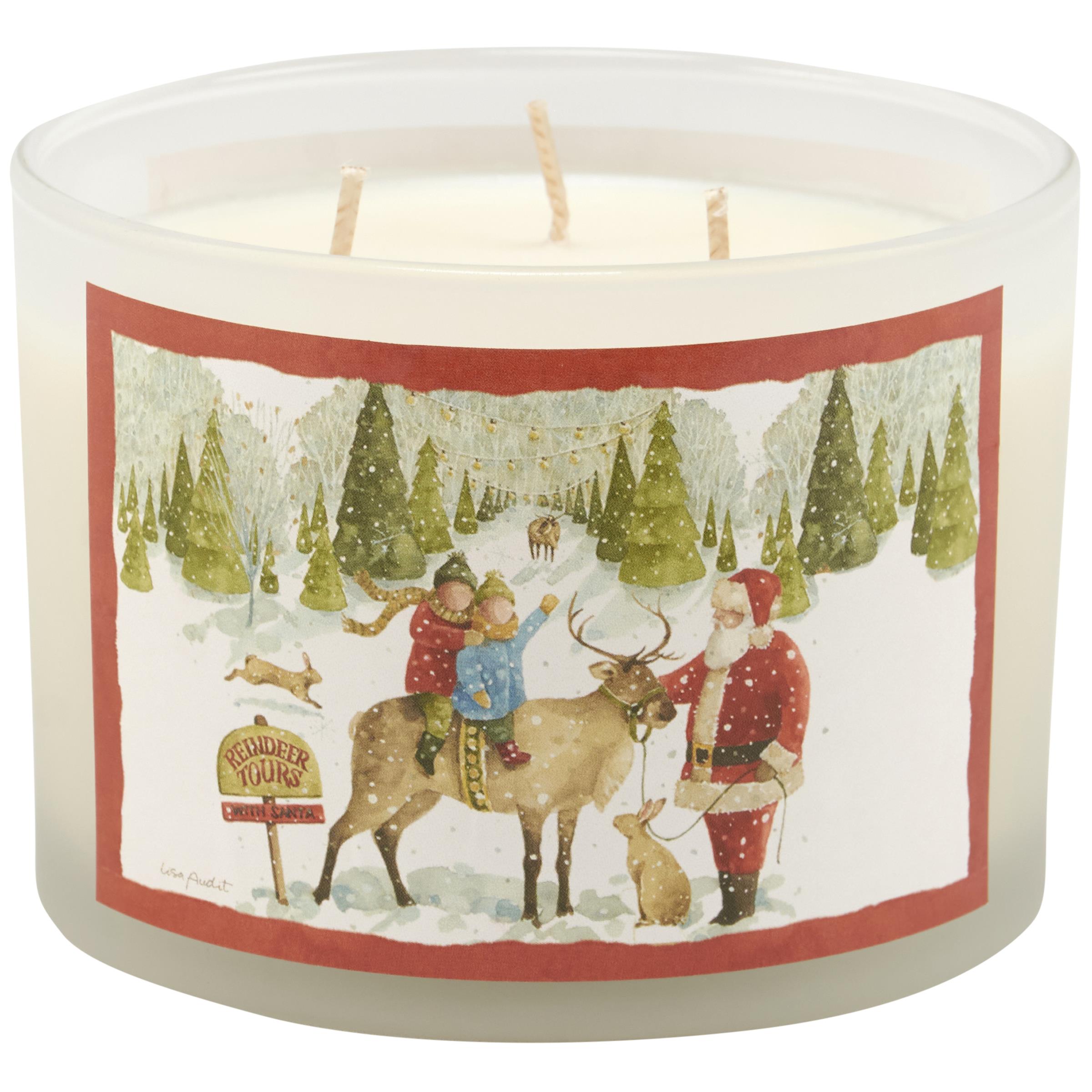 Primitives By Kathy Wholesale Santa's Tree Farm Candle OneCoast