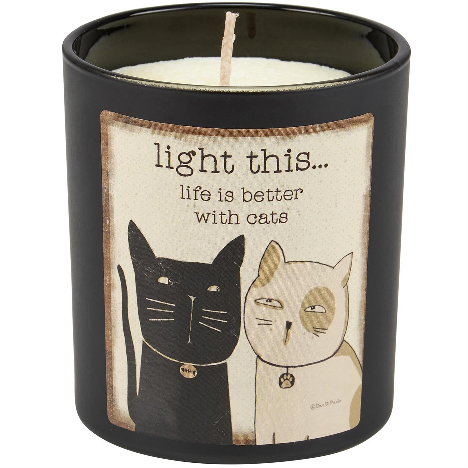 Primitives By Kathy Wholesale Better With Cats Candle OneCoast