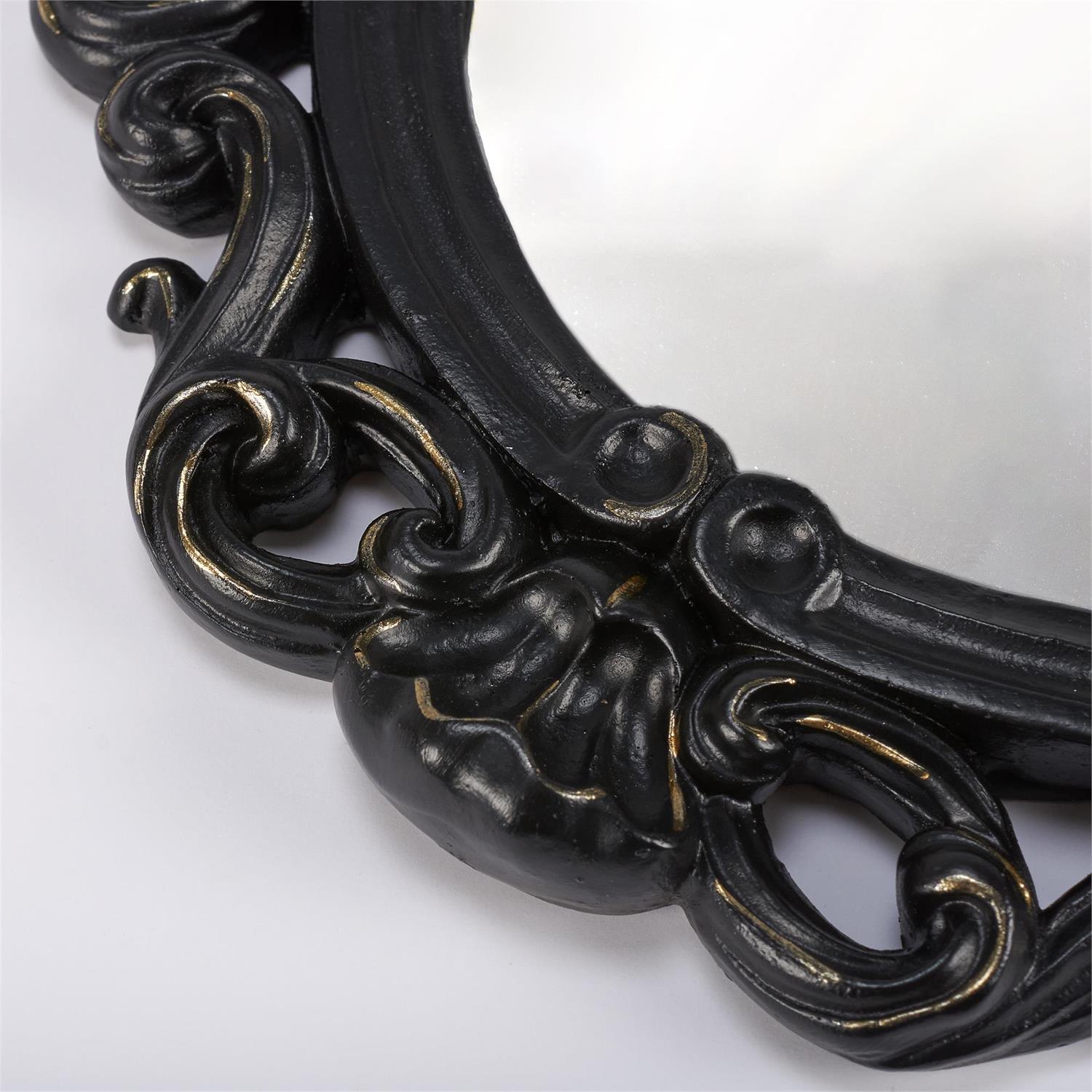 Primitives By Kathy Wholesale Large Black Filigree Mirror OneCoast