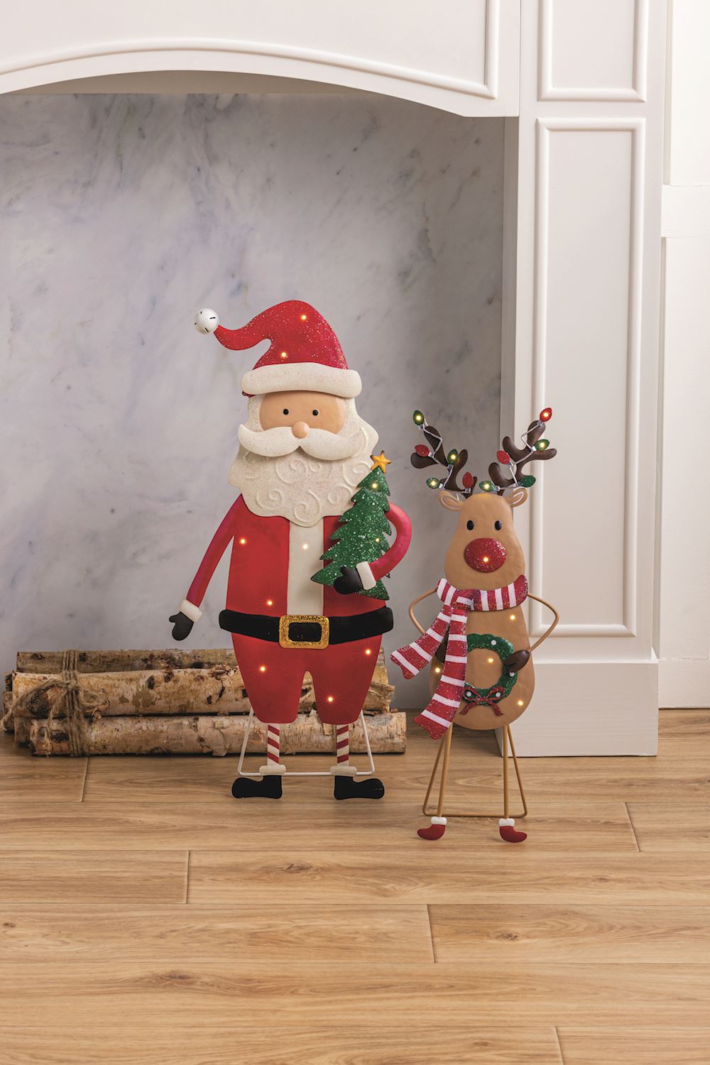Mud Pie Wholesale | Santa Light-Up Sitter | OneCoast