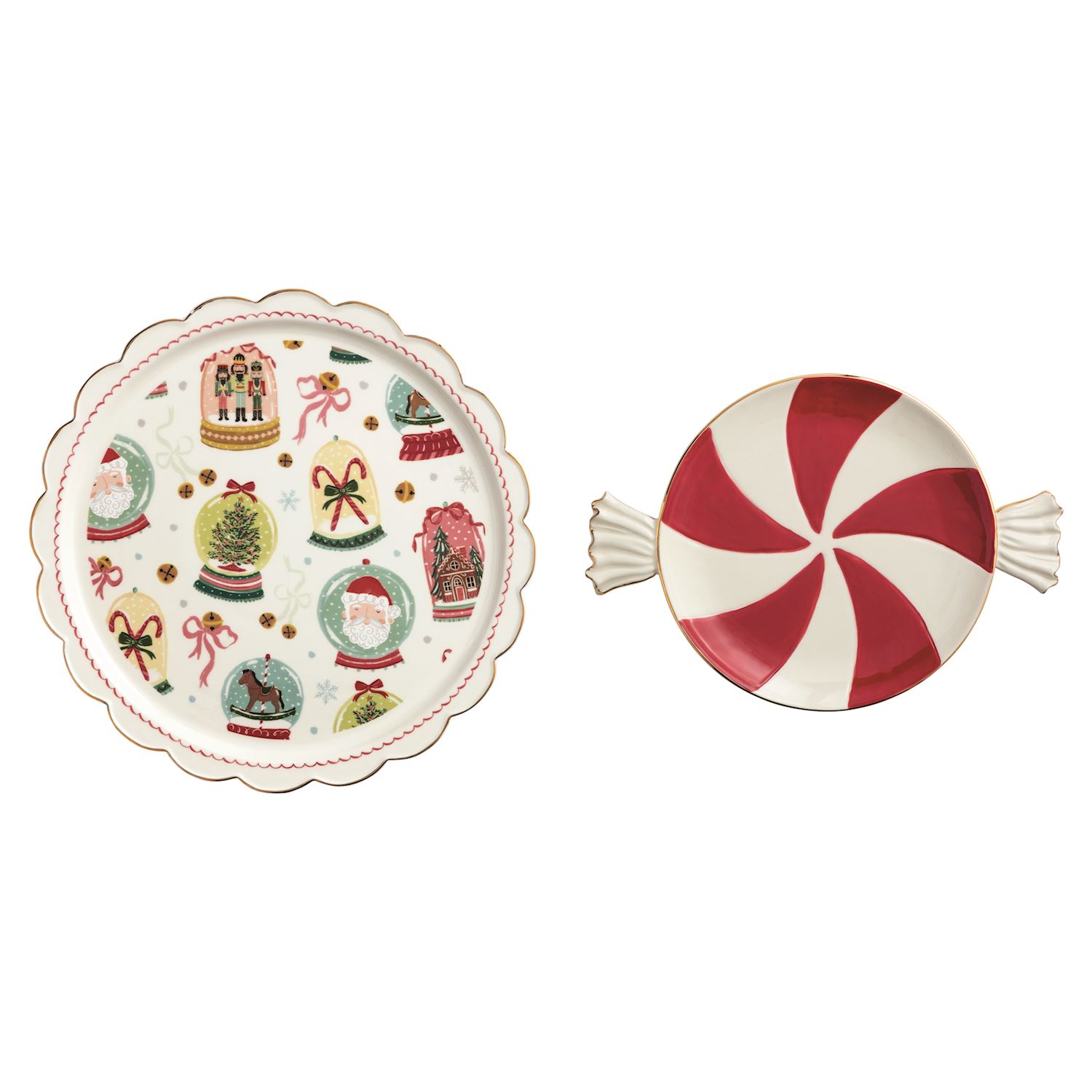 Mud Pie Wholesale Christmas Candy Platter Set OneCoast