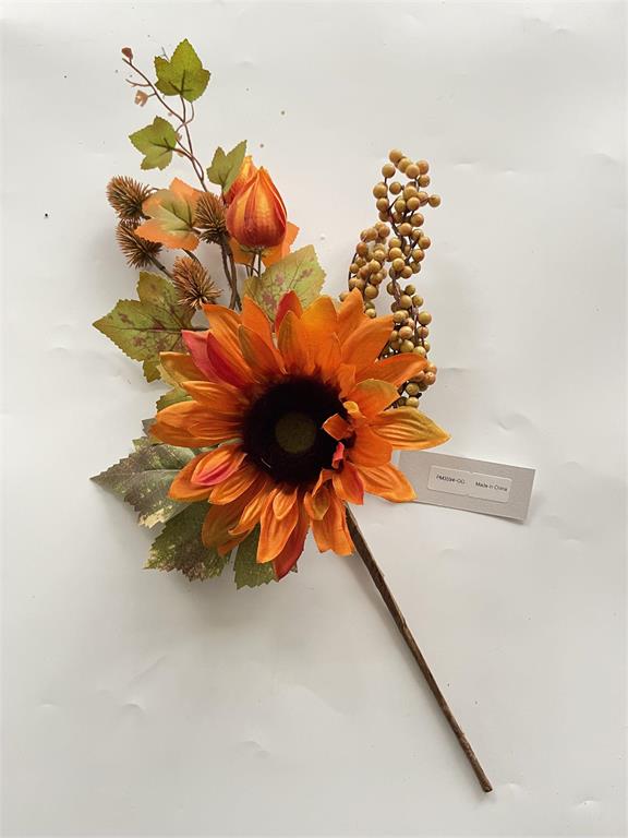 FL6005-G | LEATHER FERN BUSH, 14