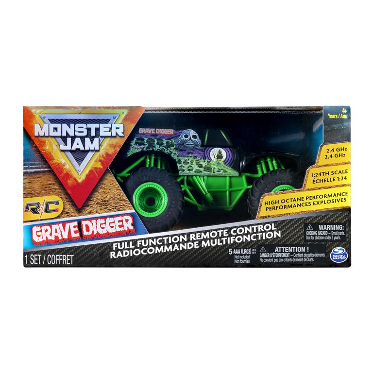 6047112 | Monster Jam, Remote Control Monster Truck, 1:24 Scale