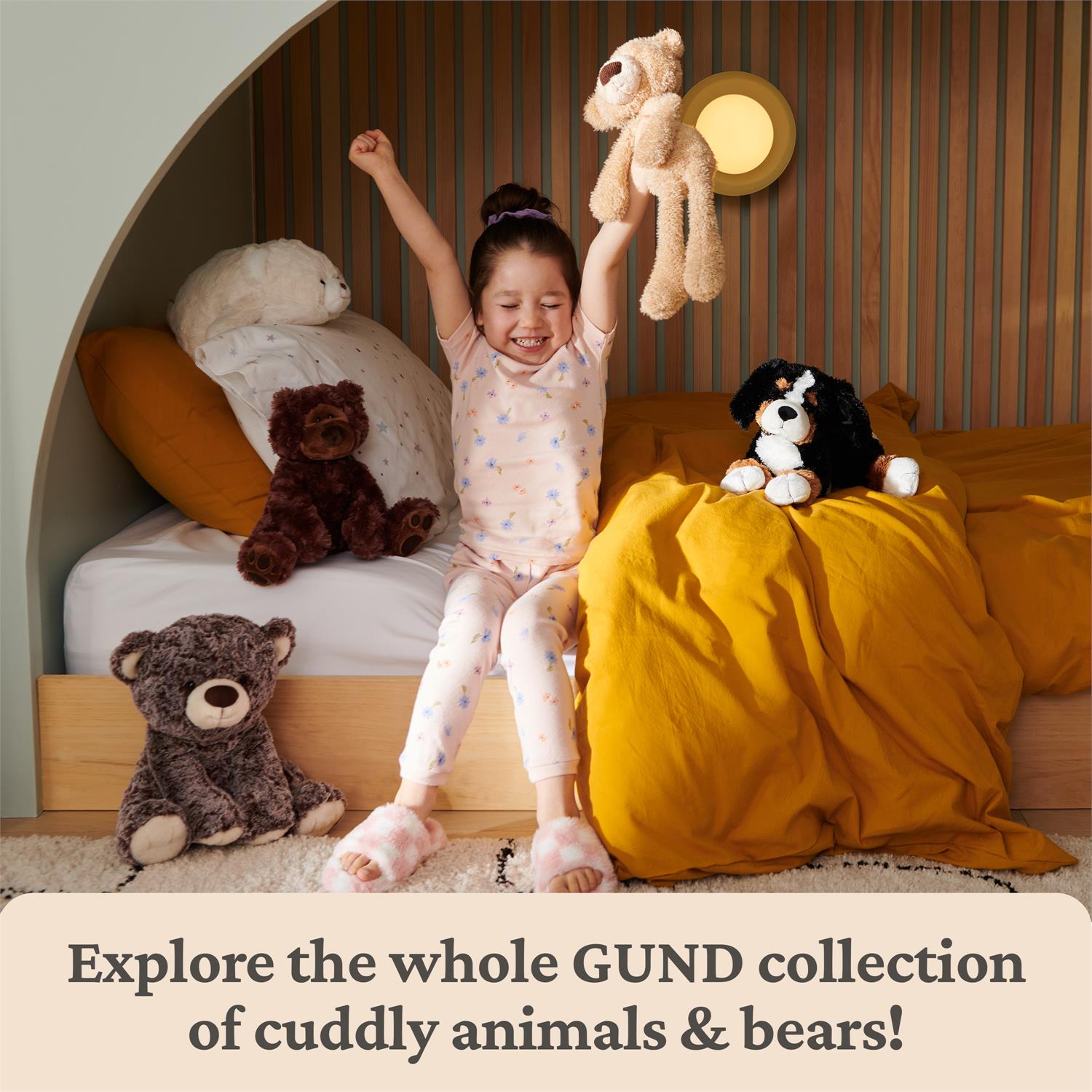 GUND GBD Cozys Elephant – Plüsch-Elefant, Mehrfarbig, 8 Zoll – Weiches Kuscheltier Für Kinder & Sammler