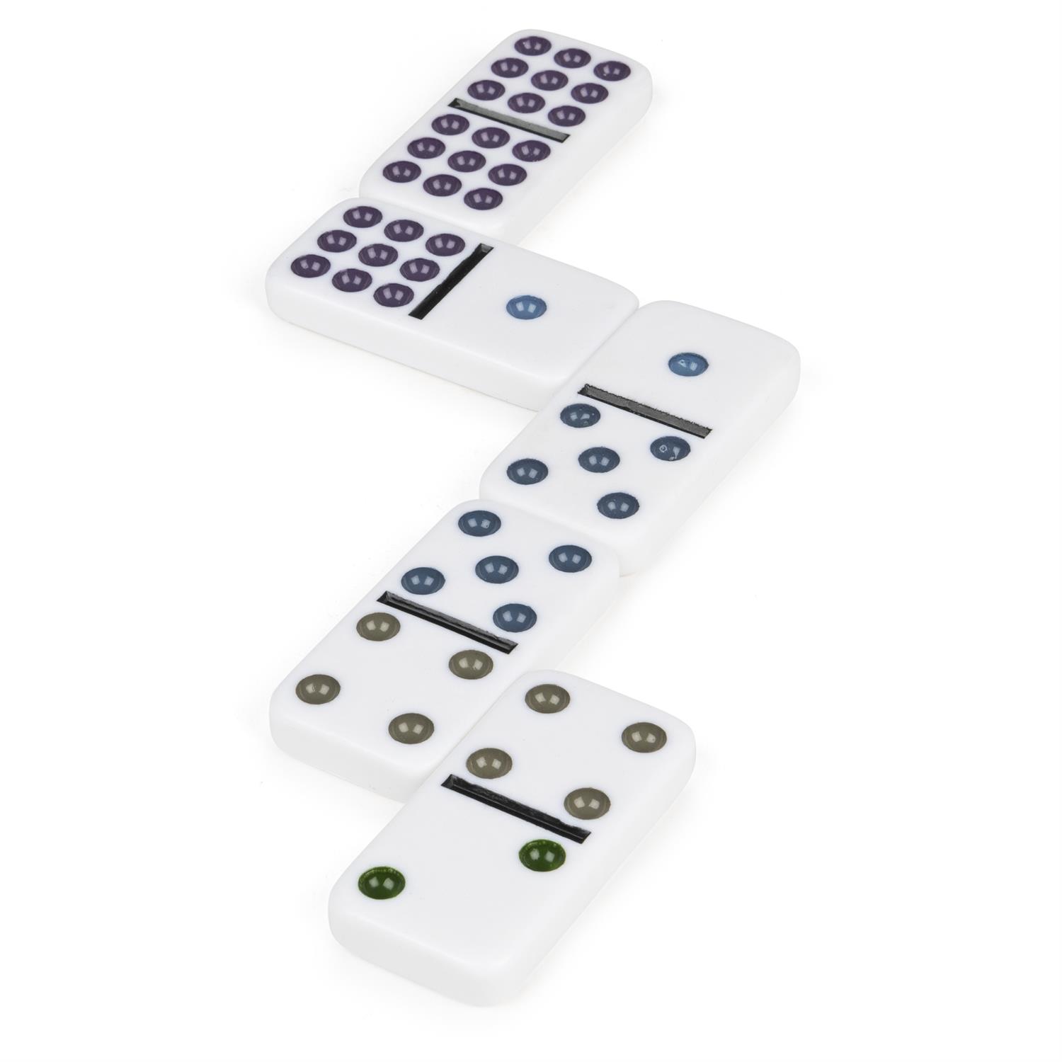 6061192 | Cardinal Classics Double Nine Dominoes Set in Storage Tin