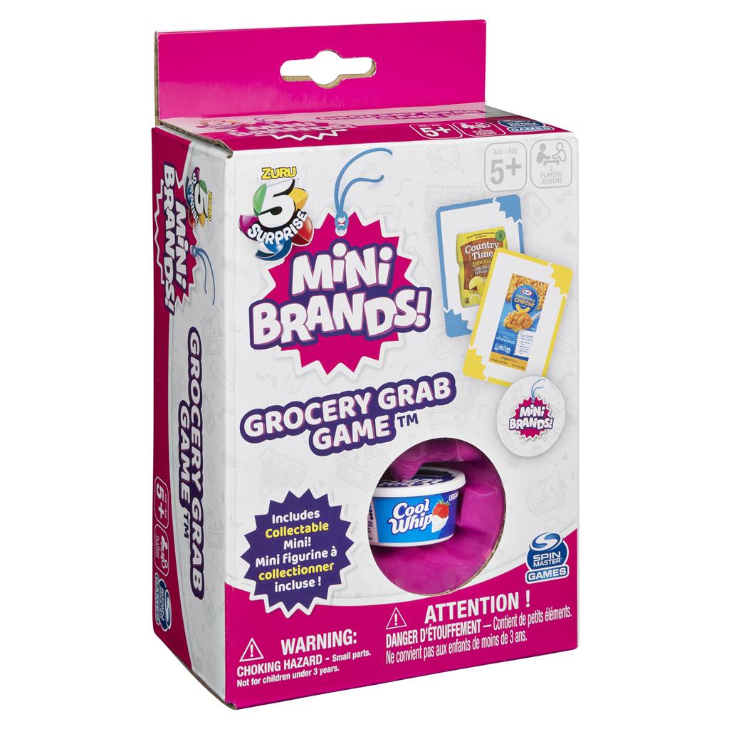 Mini Brands, Grocery Grab Card Game with Cute Collectable Tiny Cool