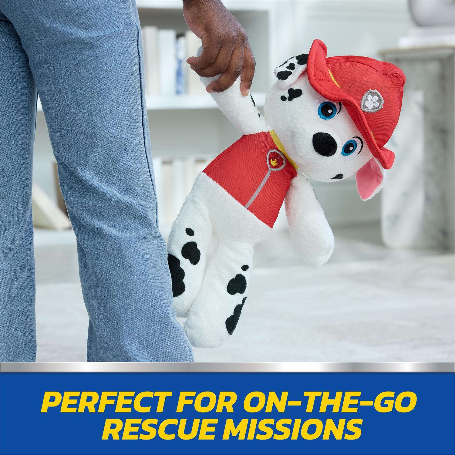 Spin Master Paw Patrol Marshal Swim Stuffie - Water-Friendly Floating Stuffed Toy For Bath & Pool