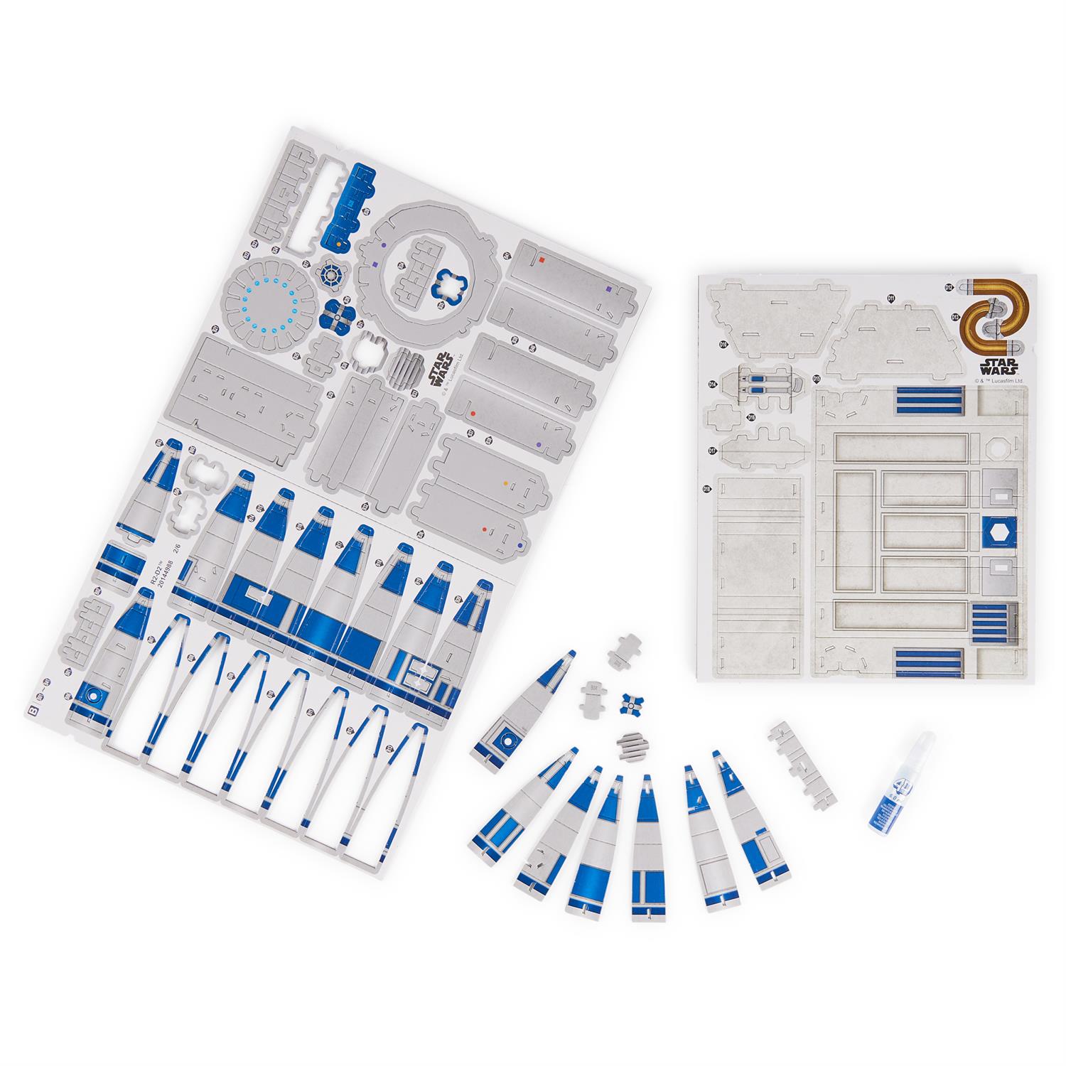 6068743 | 4D Build, Star Wars R2-D2 Cardstock Model Kit