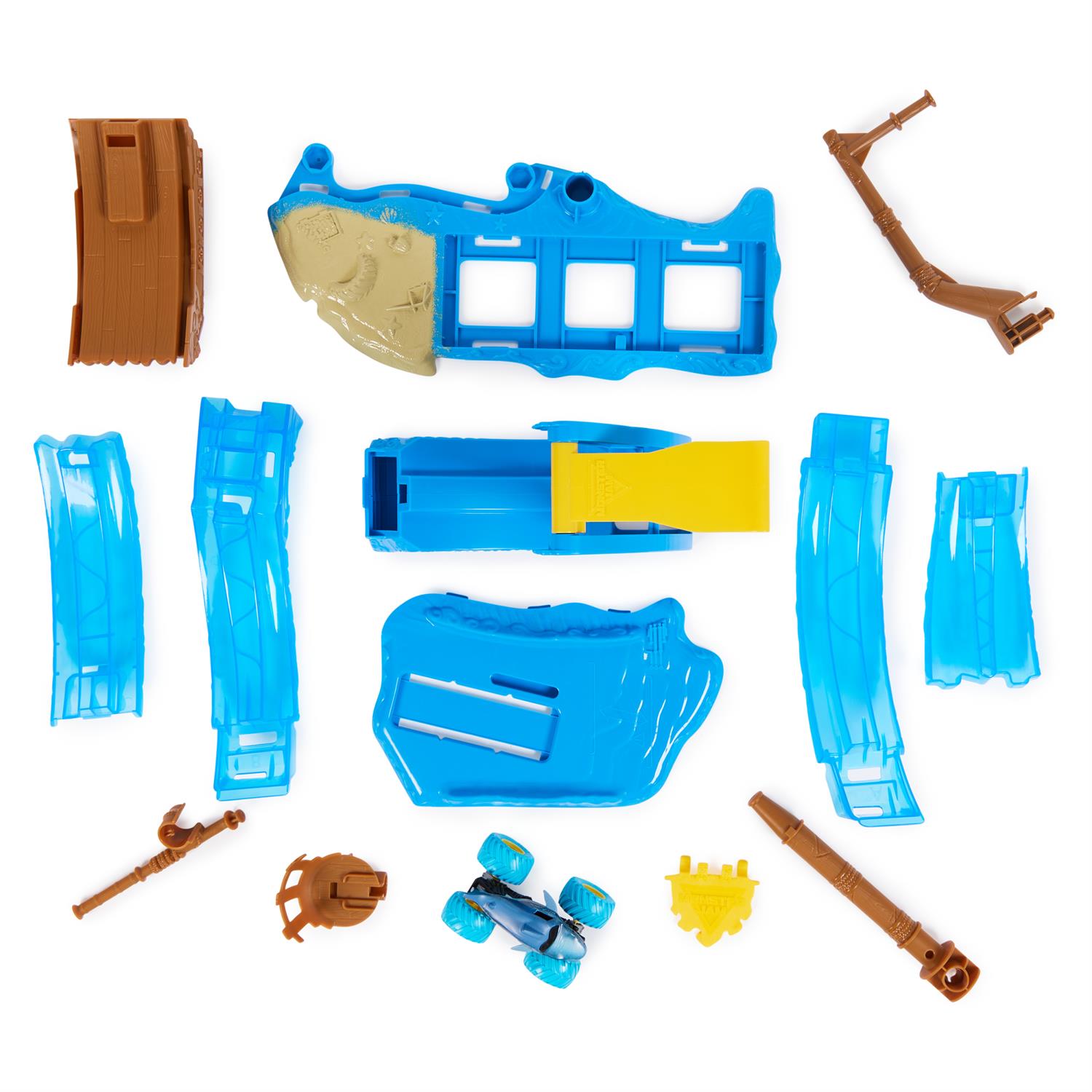 6069090 | Monster Jam, Megalodon Loop of Doom Stunt Playset