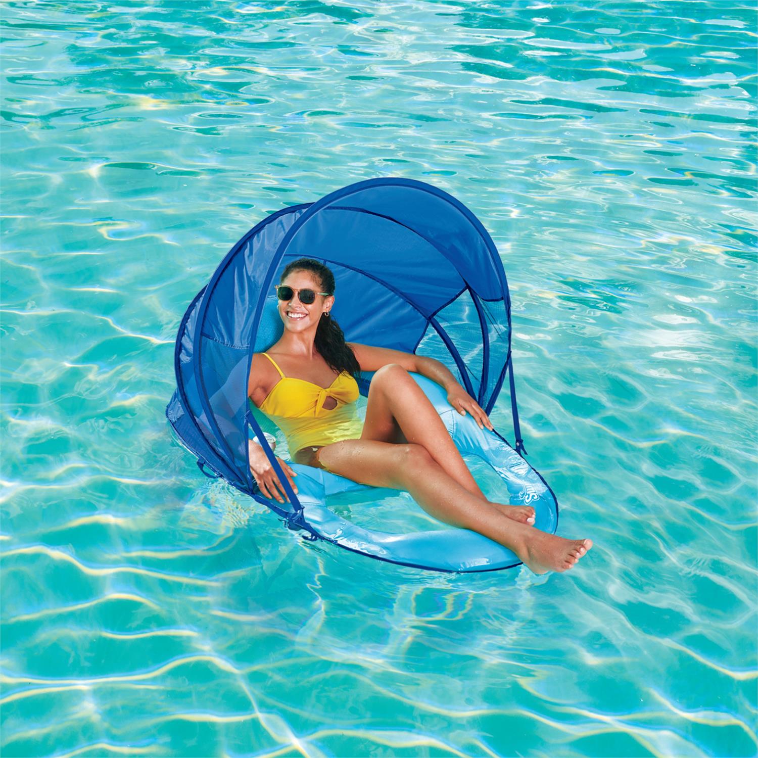 Pool Floatie SwimWays Spring Float Premium Recliner Pool Lounge