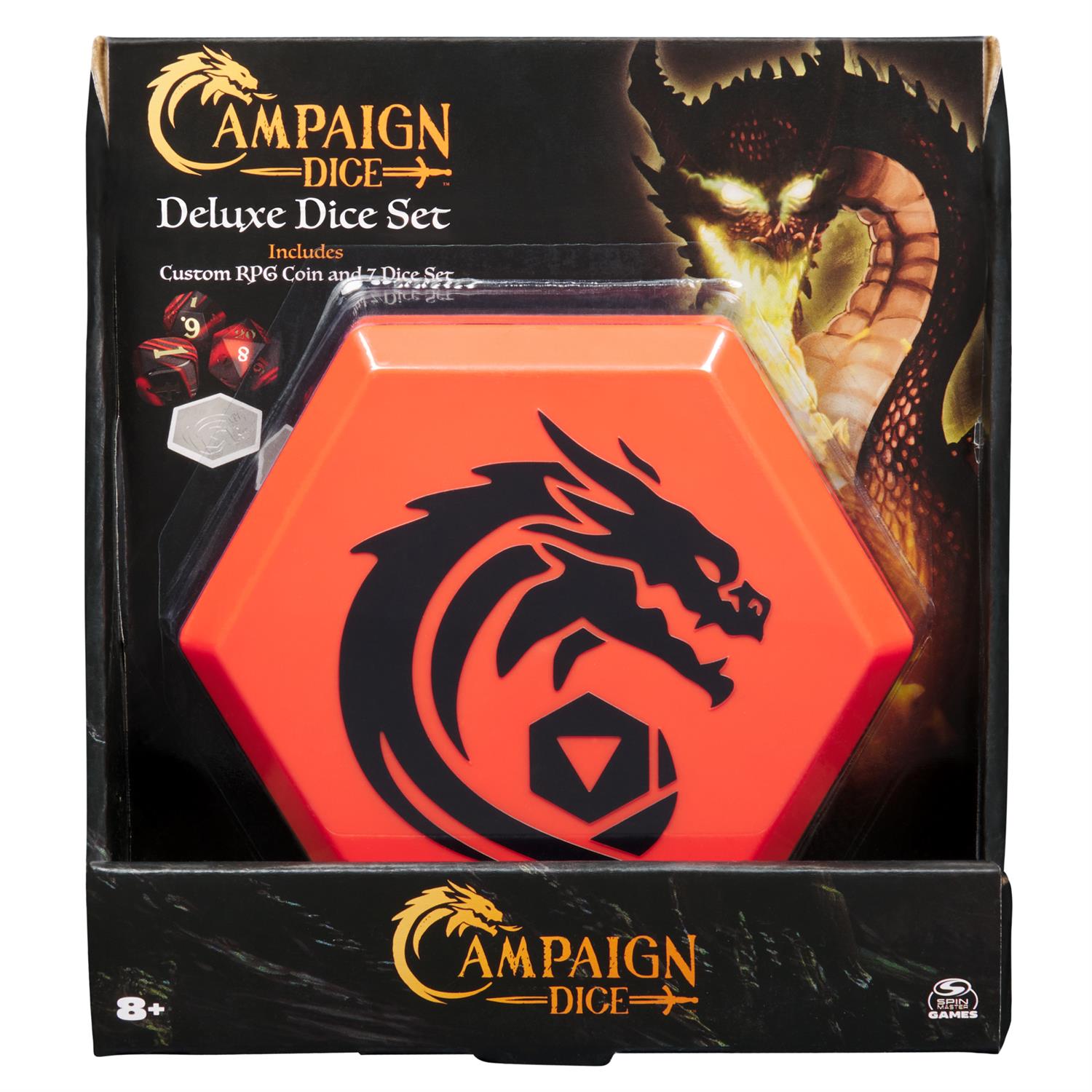 6069175 | Campaign Dice, Premium Dice to Go Set Polyhedron Role