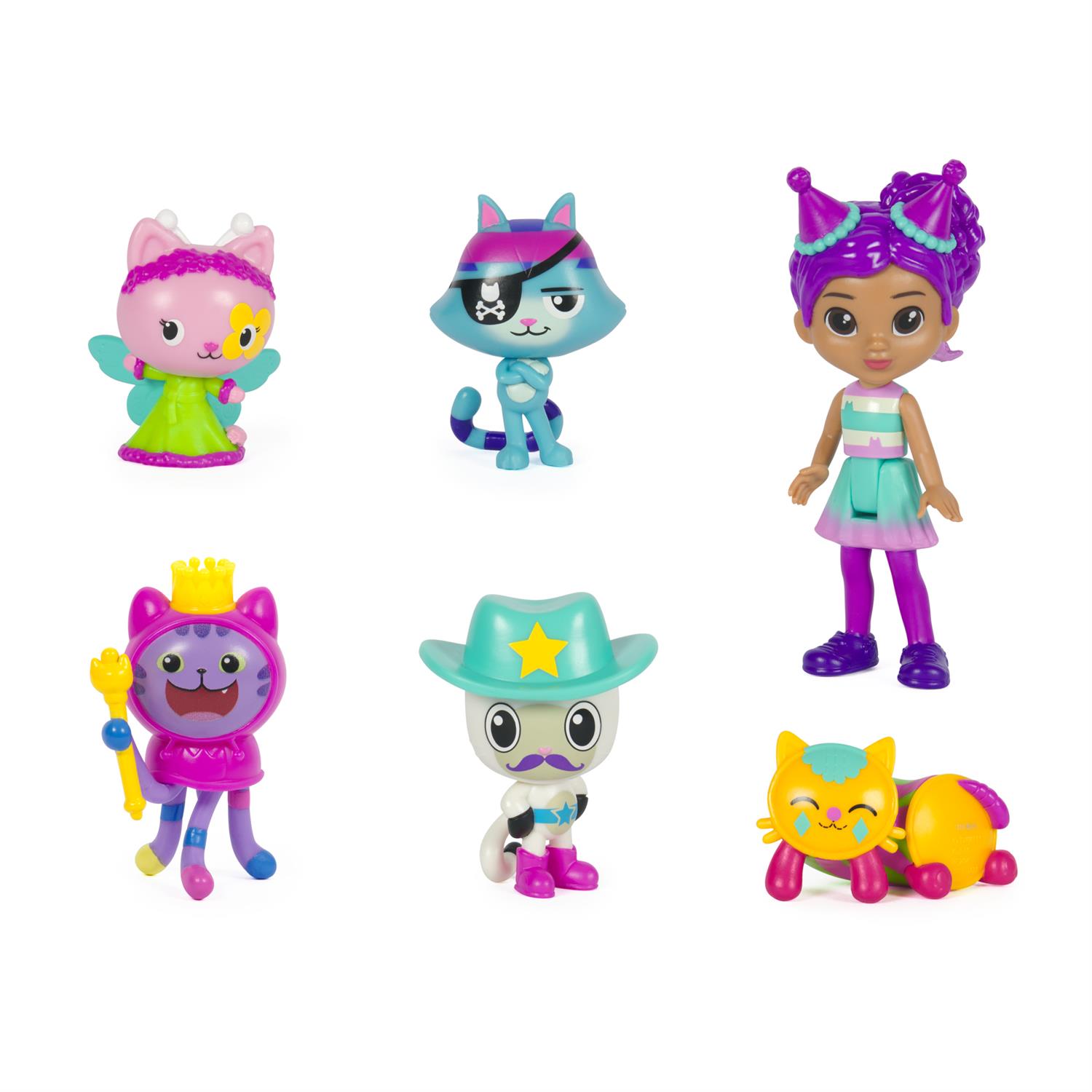 Set de Figuras Spin Master Gabby's Dollhouse Fiesta de Baile 7 Piezas