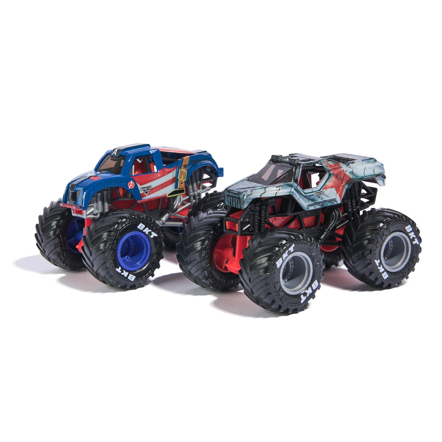 6070555 | Monster Jam, Marvel Official Die-Cast Monster Trucks, 1