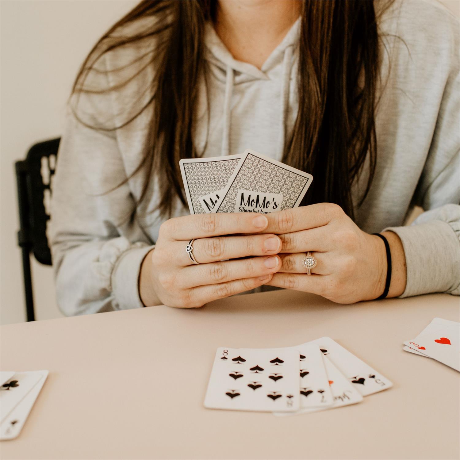 MoMo's Shanghai Rummy Card Game - Family Card Game With 2 Decks, Jokers, & Unique Rules