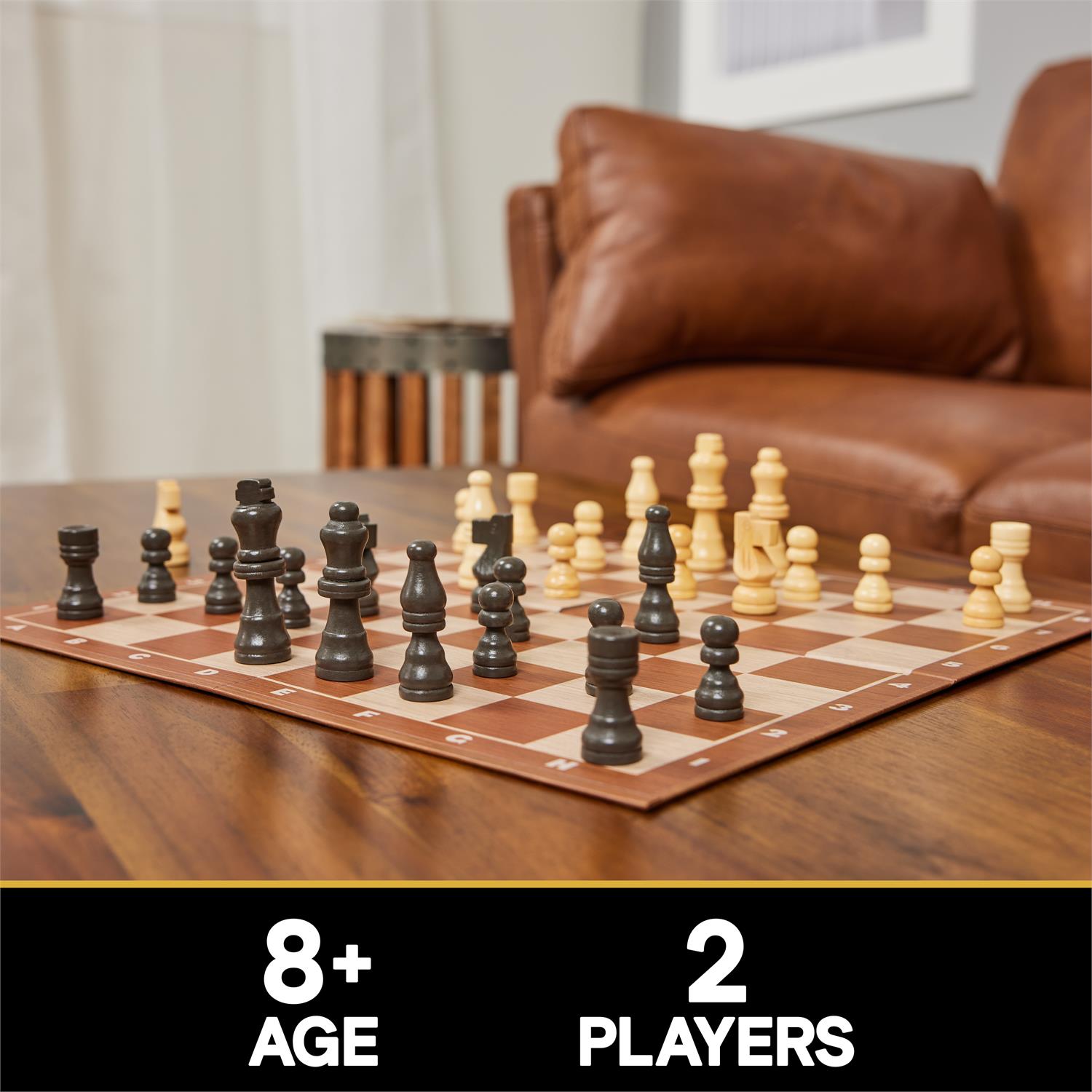 6072404 | Cardinal Classics, Chess Checkers and Tic-Tac-Toe Set