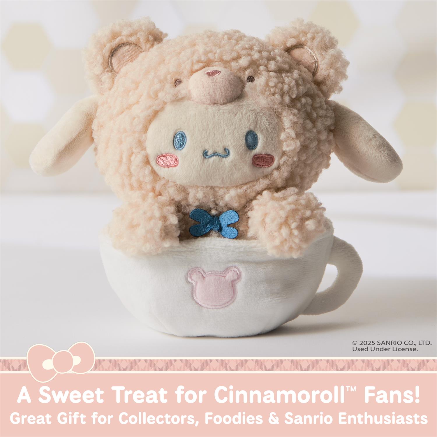 6072476 | Cinnamoroll CafŽ Latte Bear, 6 in