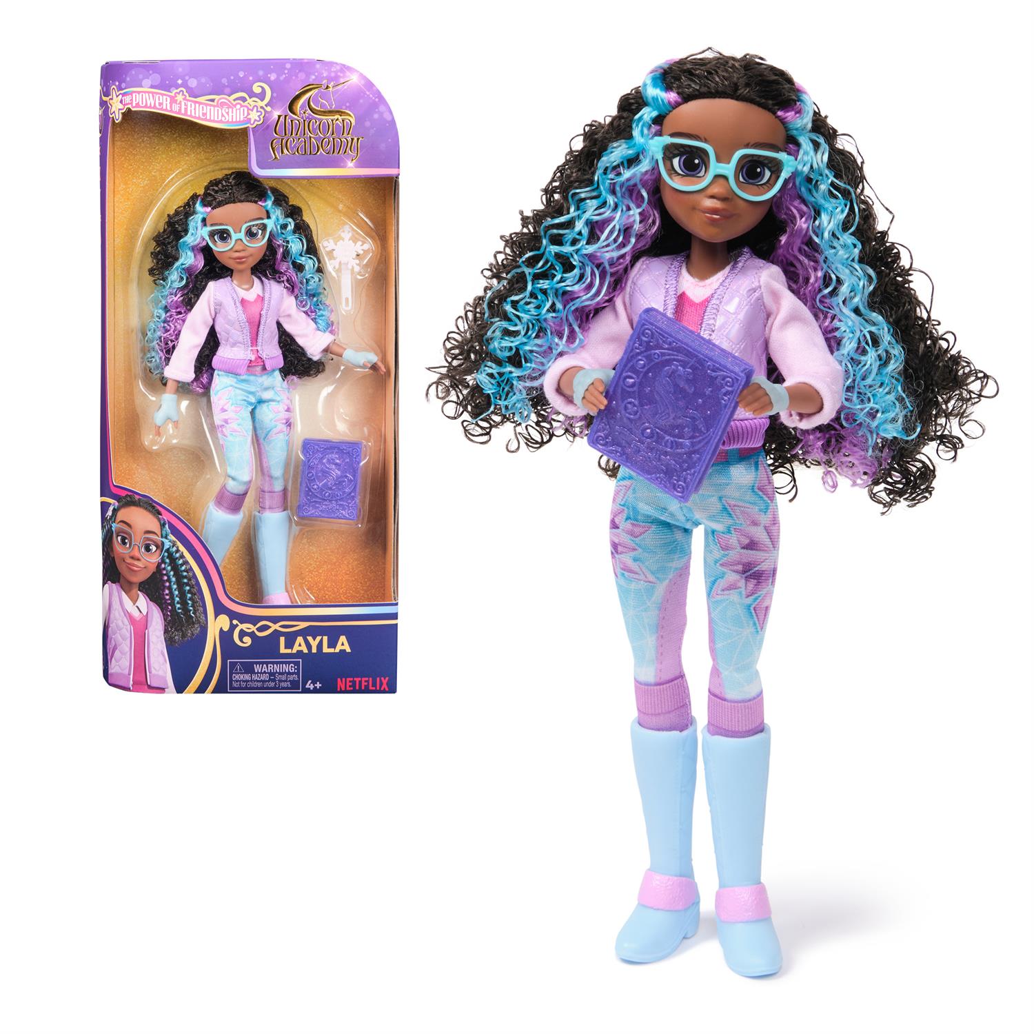 6072646 | Unicorn Academy, Power of Friendship Layla with Book & 5