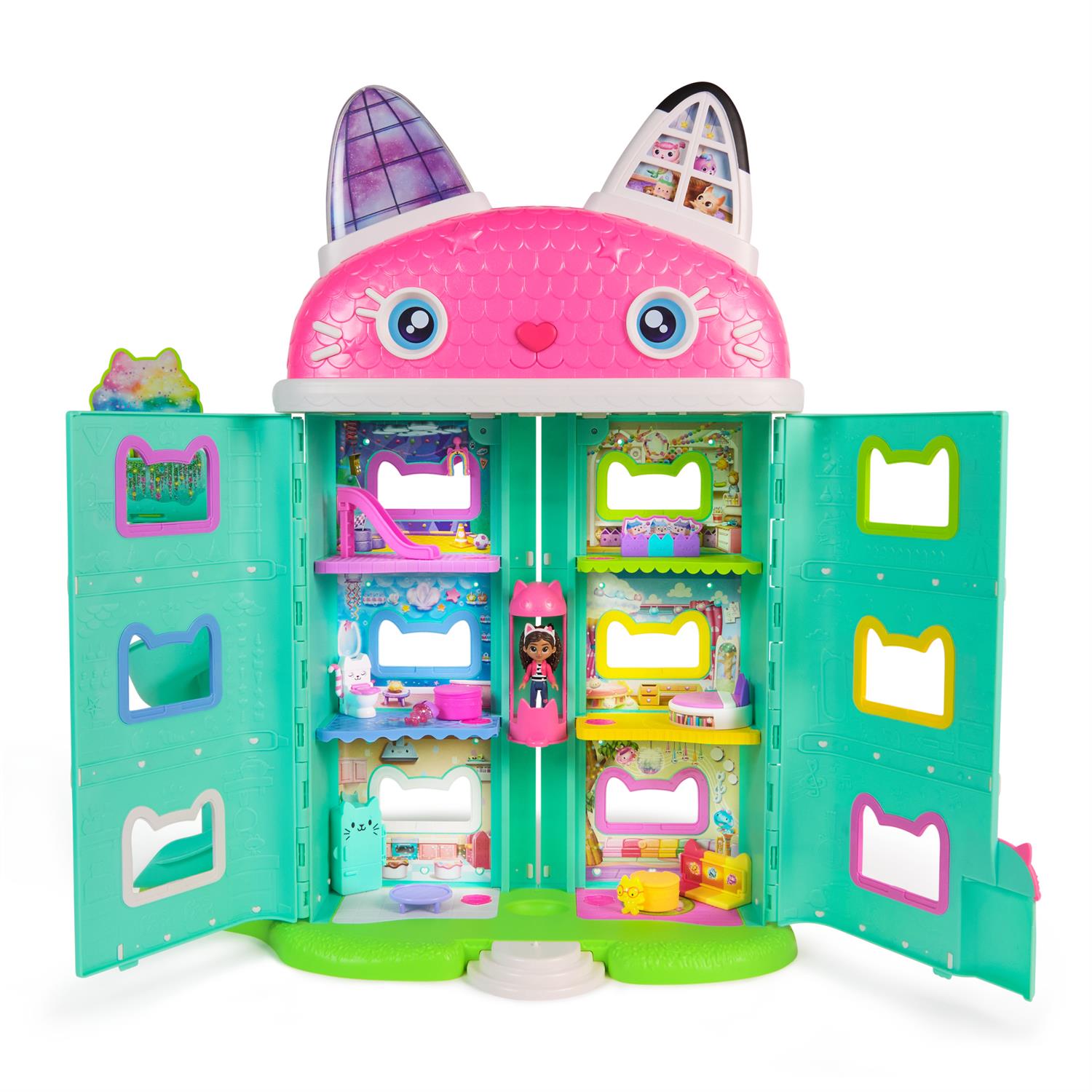 Gabby出品　まとめて Gabby's Purrfect Dollhouse Right Door Playset Replacement Part