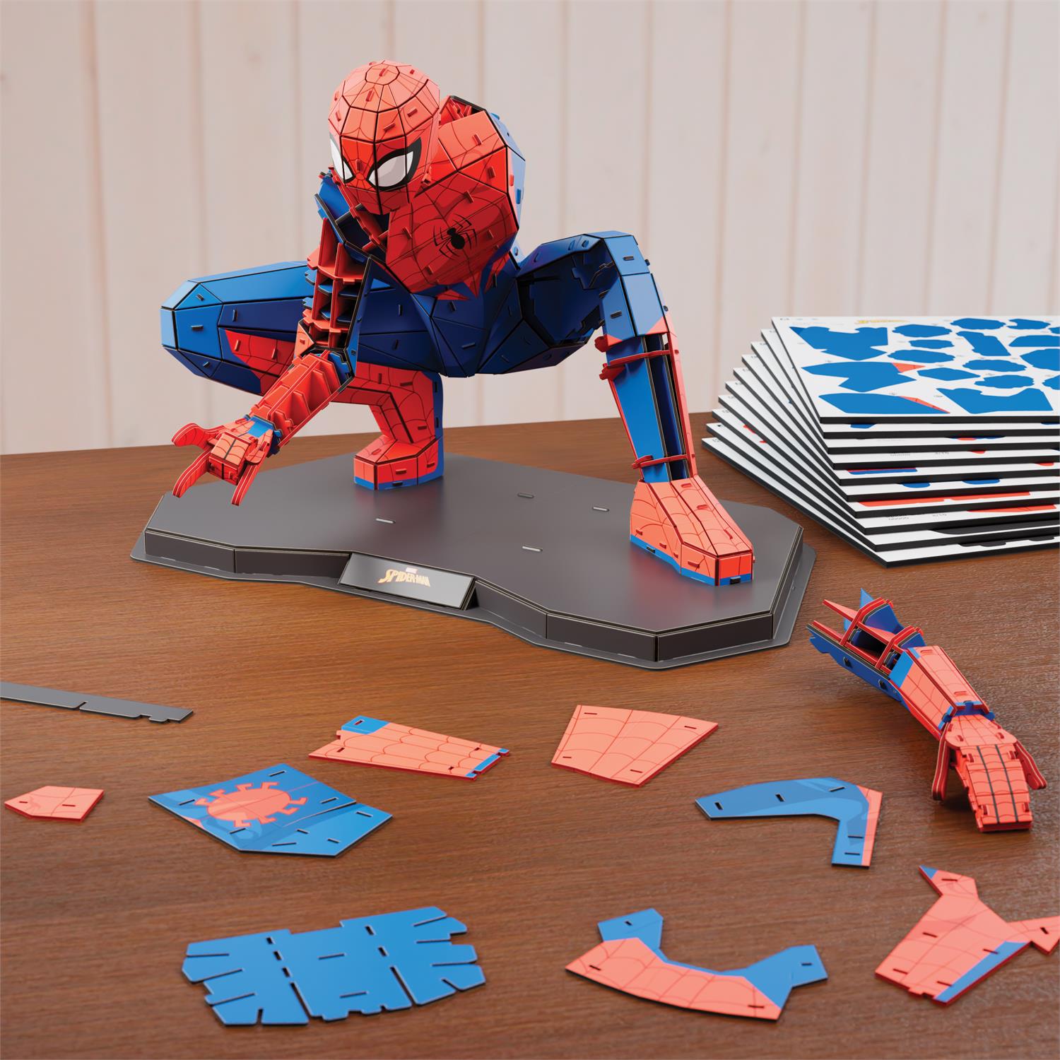 4D Build Marvel Spiderman 3D Model Kit