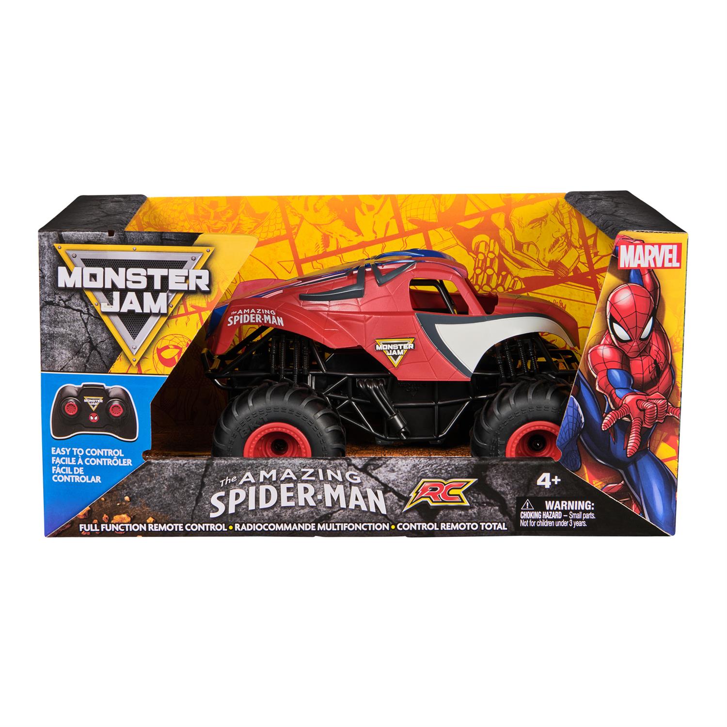 6073723 | Monster Jam Remote Control Vehicle 1t24 SpiderMan RC