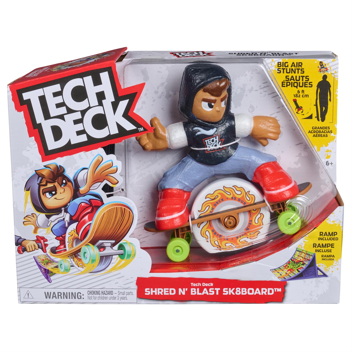 6073986 | Tech Deck Shred N' Blast Sk8board, Motorized Finger
