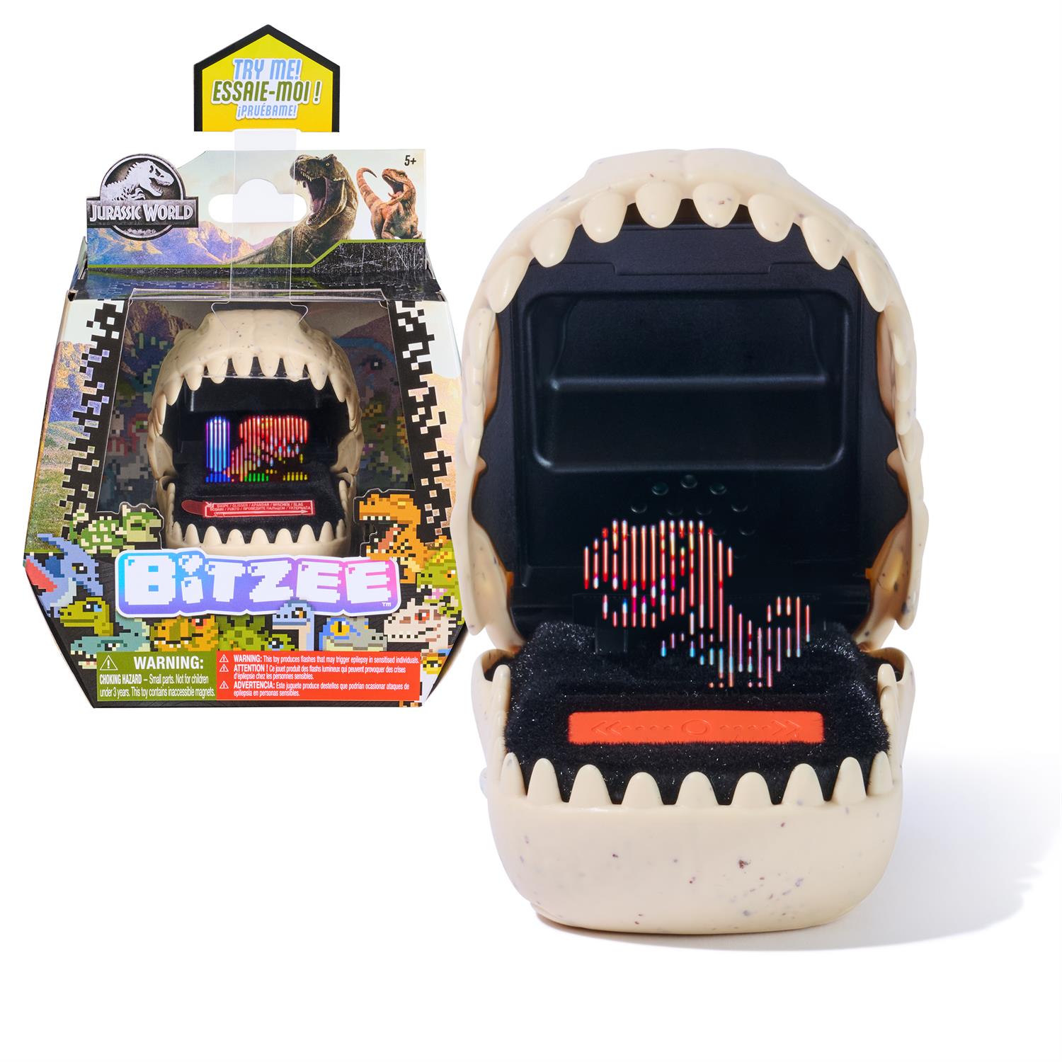 6074096 | Bitzee Interactive Digital Toy Pet Digital Pet Jurassic