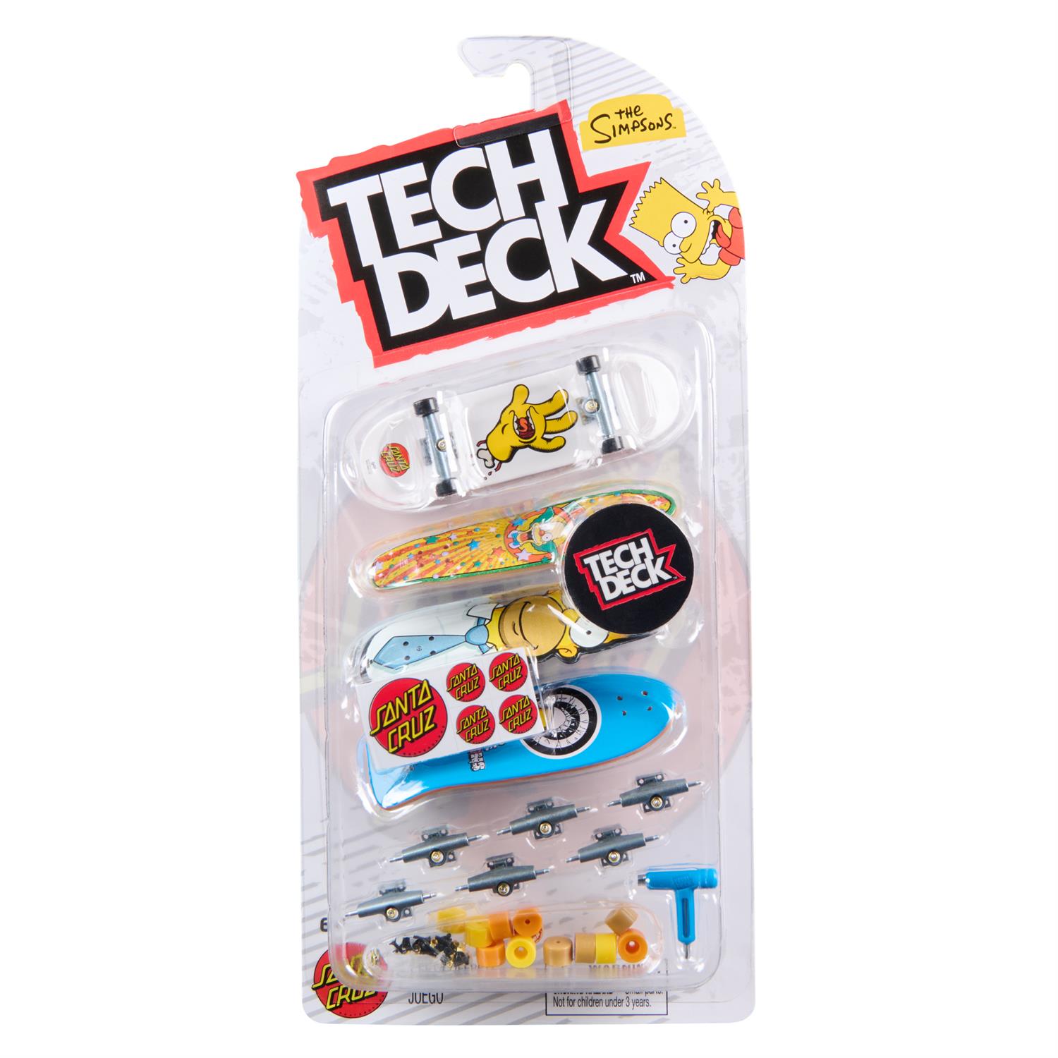 6074136 | Tech Deck, Ultra DLX Fingerboard 4-Pack, Simpsons