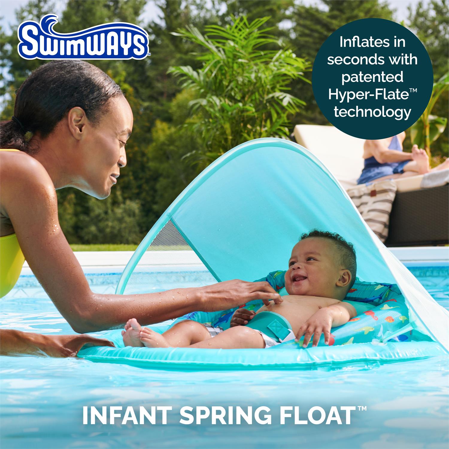 Floating Spring SwimWays Infant Spring Float, Baby Pool Float