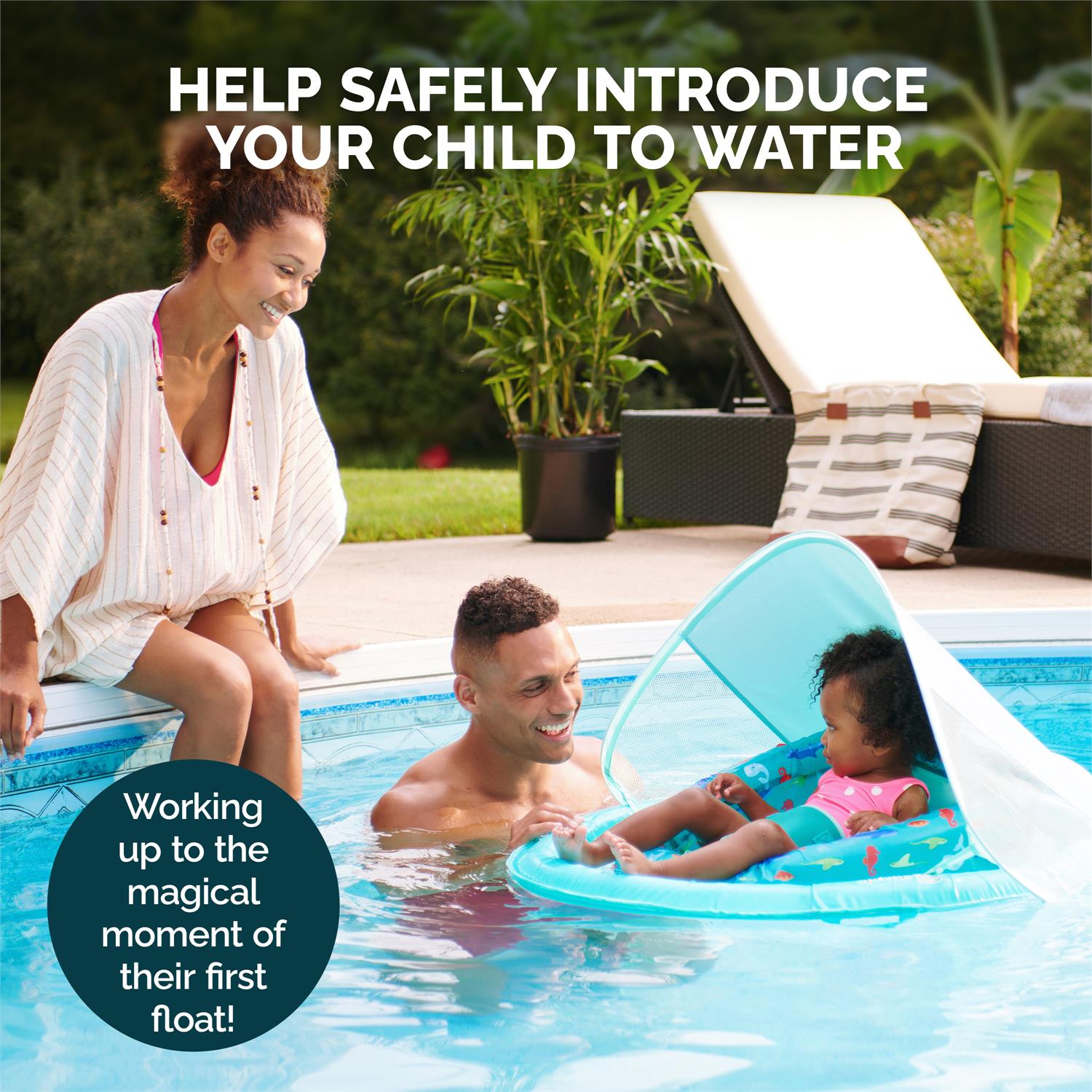 SwimWays Infant Spring Float, Baby Pool Float