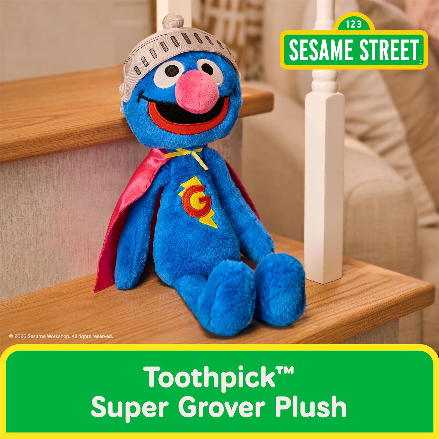Grover　ドイツ製　本物　３：３ 6074406 | Toothpick Super Grover, 15 in