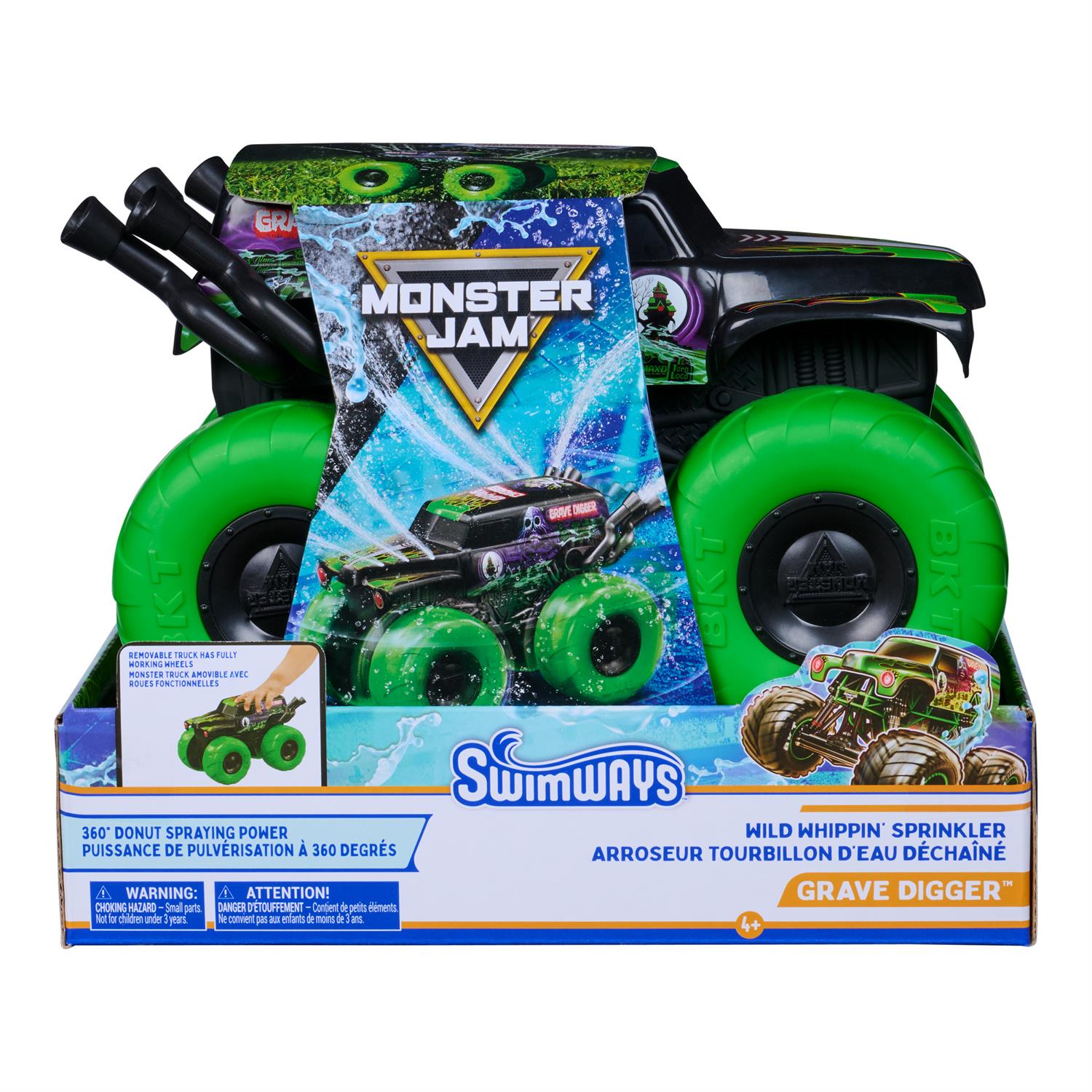 6074969 | SwimWays Monster Jam Grave Digger Wild Whippin' Sprinkler