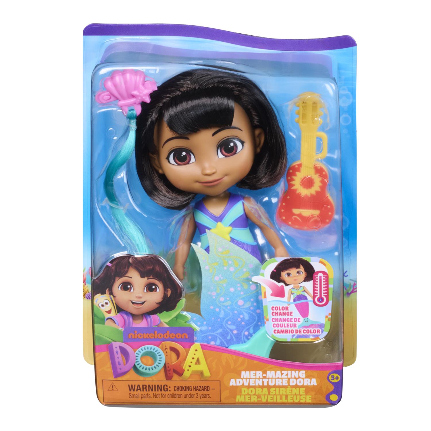 6075459 | Dora, Mer-mazing Adventure Dora, Color Changing Mermaid Doll