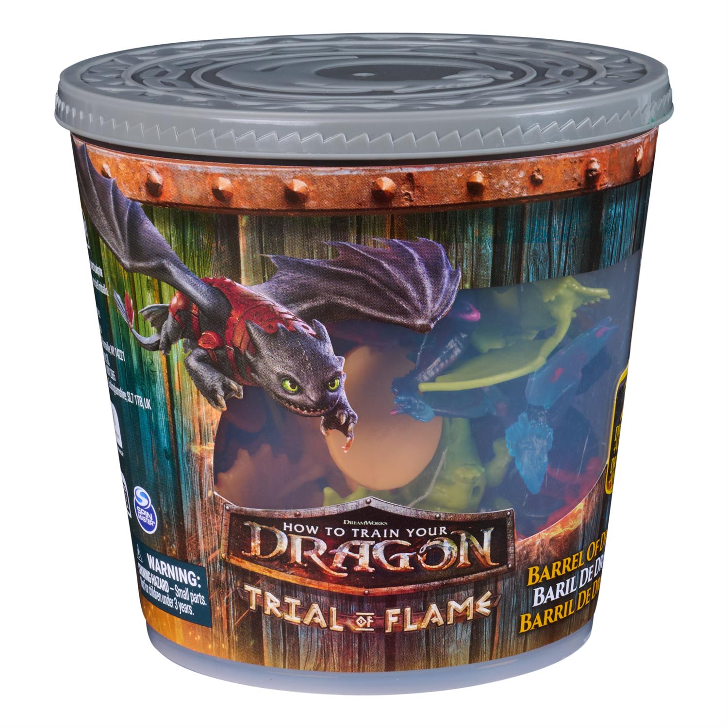 6075546 | Dreamworks Dragons, World of Berk: Barrel of Dragons