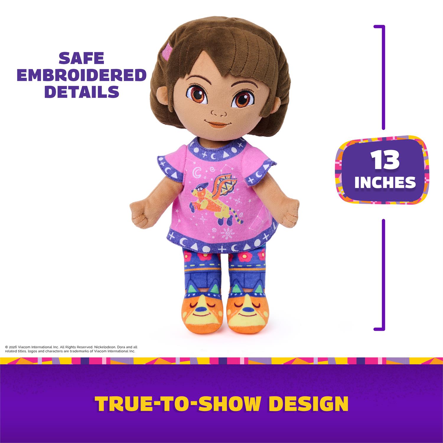 6075632 | Dora Official Bedtime Dora Plush 13in