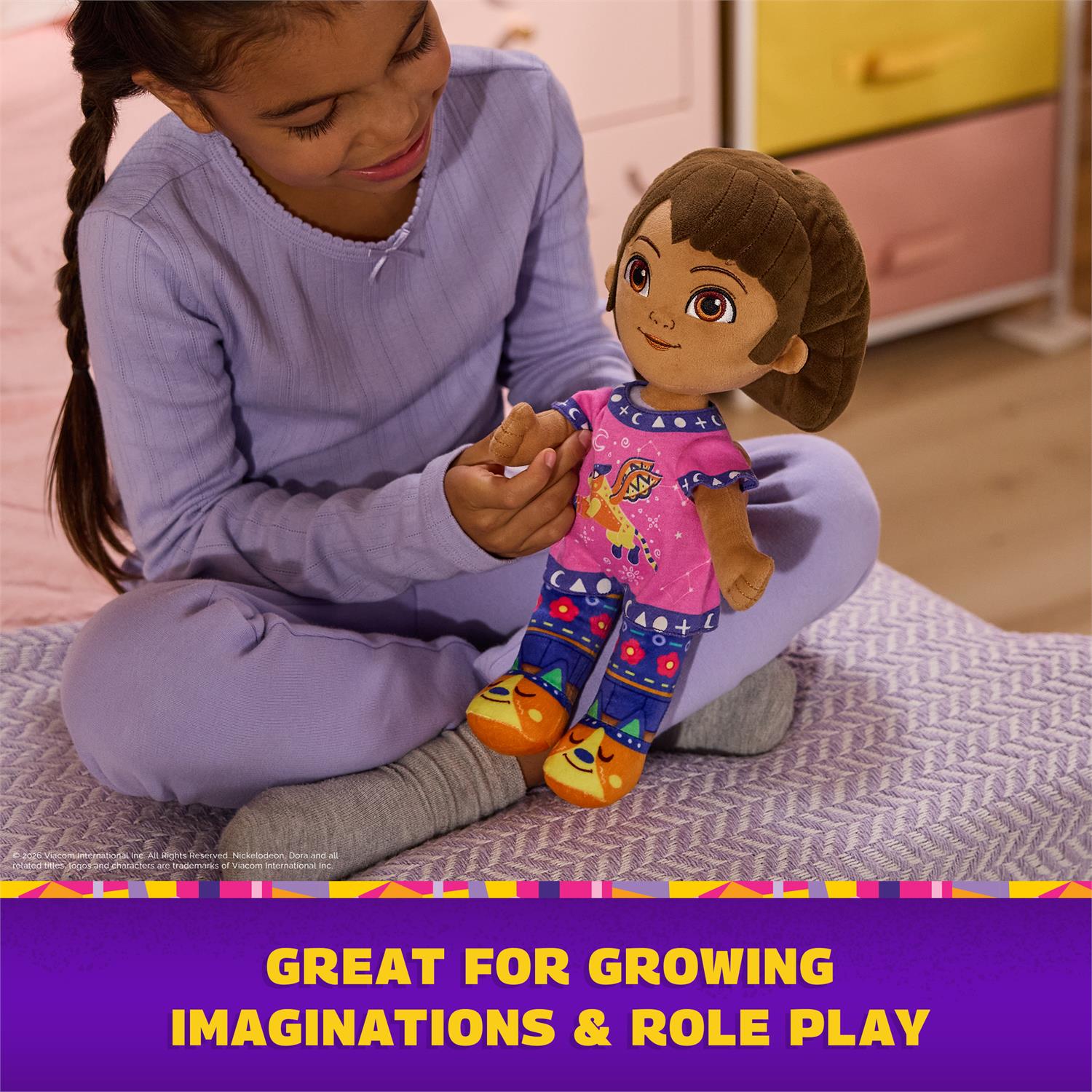6075632 | Dora Official Bedtime Dora Plush 13in