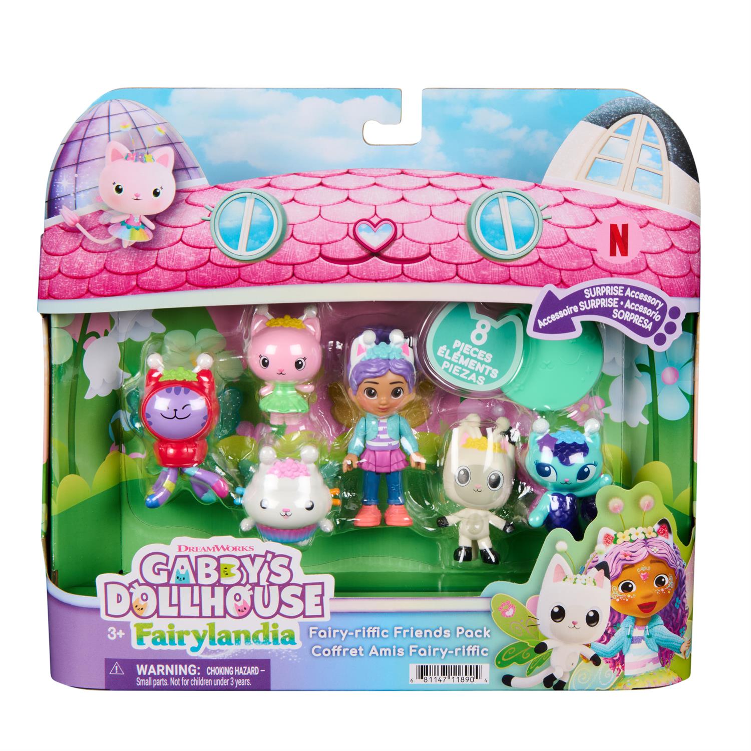 6076262 | Gabby's Dollhouse Figure Fairyriffic Friends Pack
